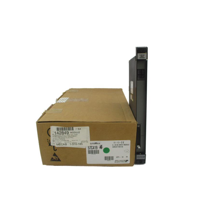 RELIANCE ELECTRIC 57C419 5-24VDC REV 03 NSMP