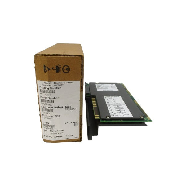 ALLEN BRADLEY 1771-ASB SER. E F/W H 5VDC 1.00A REV. C05 REMAN