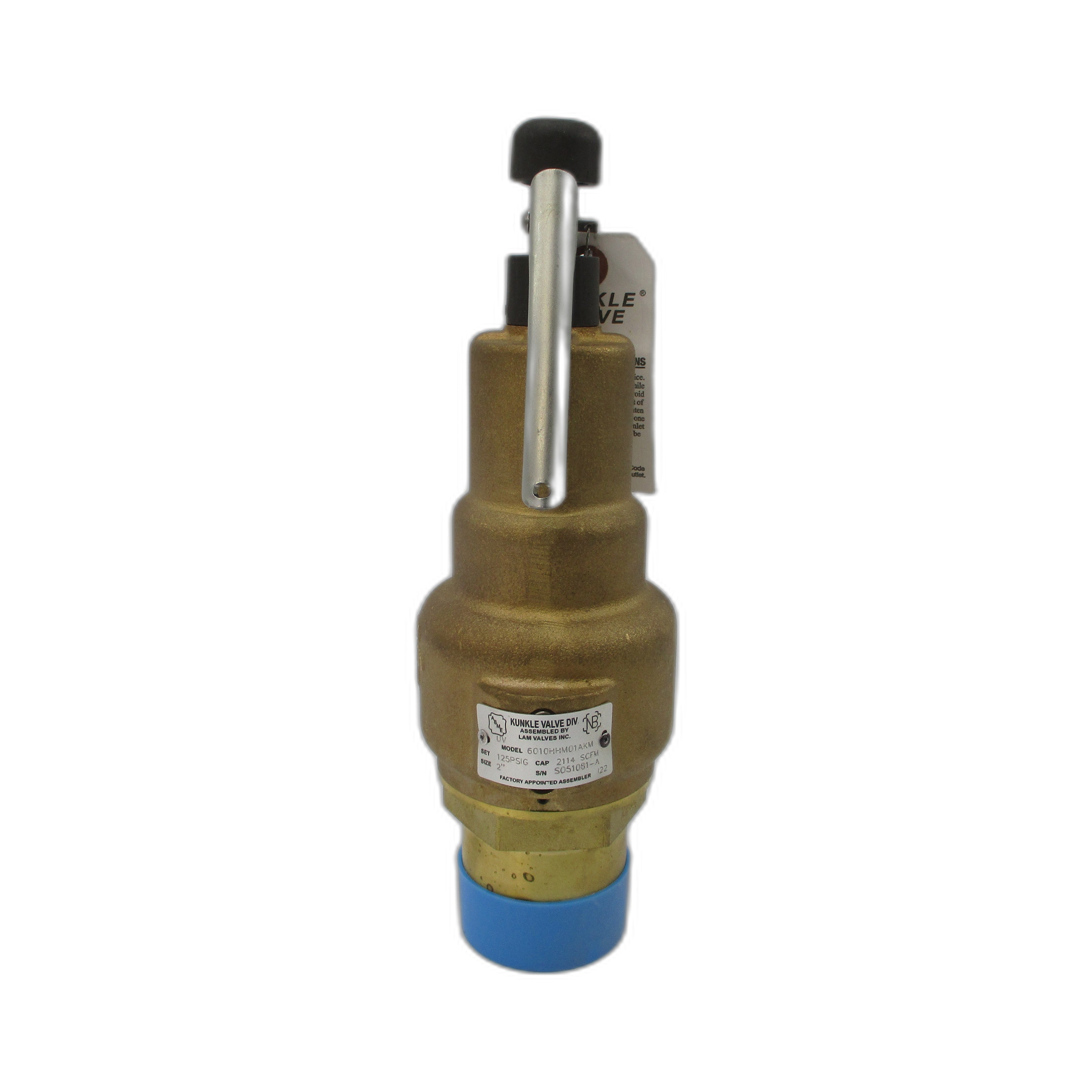 KUNKLE VALVE 6010HHM01AKM 125PSI 2" NSNP