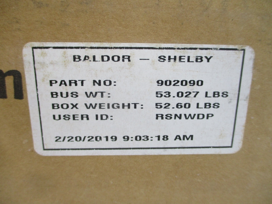 BALDOR 902090 NSMP