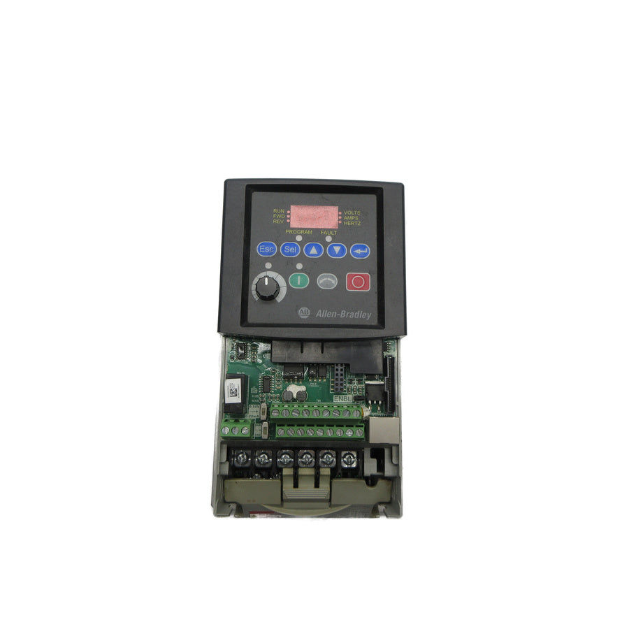 ALLEN BRADLEY 22B-D6P0H204 SER. A F/W 7.02 342-528VAC 7.5A (AS PICTURED) UNMP