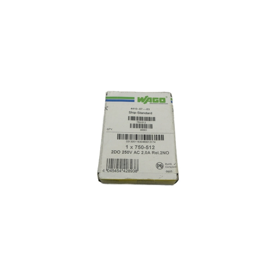WAGO 750-512 250VAC 2.0A NSFS