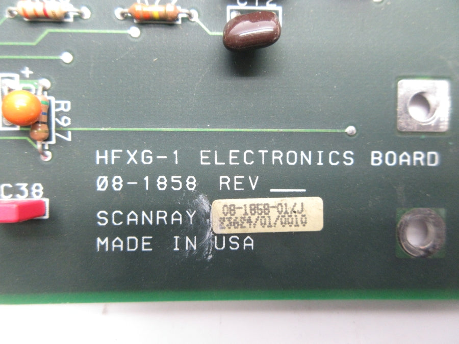 SCANRAY 08-1858-01/J HFXG-1  UNMP