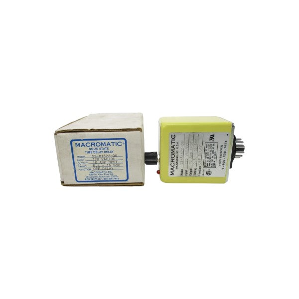 MACROMATIC SS-81622-06 120VAC/DC 10A 0.5-15S NSMP