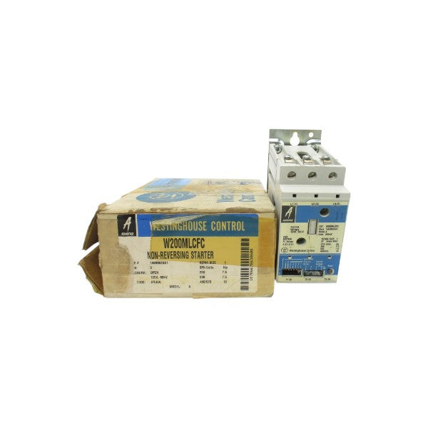 WESTINGHOUSE W200MLCFC 1A96682G01 120V 0.51-3.81A NSMP