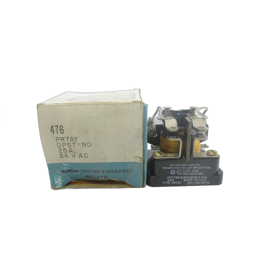 POTTER & BRUMFIELD PR7AY 24VAC 25A NSMP