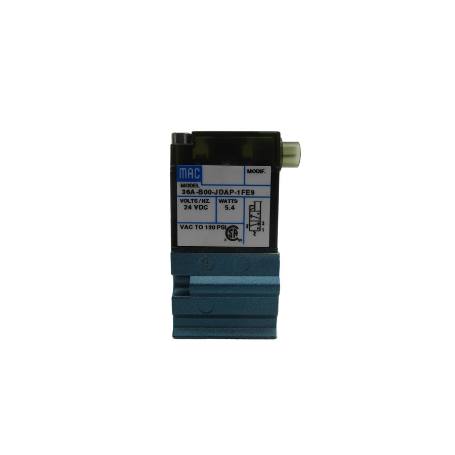 MAC 36A-B00-JDAP-1FE9 24VDC 120PSI NSNP