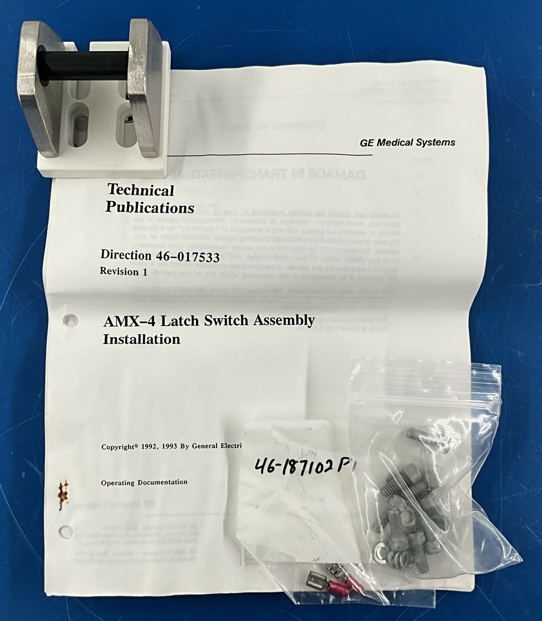 LATCH LOCK ASM NEW UPGRADE KIT (46-316198G1 GE