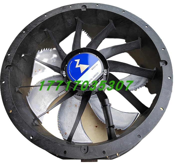 ZIEHL-ABEGG ZN080-ZIQ.GL.V7P3 High-Efficiency Axial Fan - 2.8KW 1100RPM Industrial