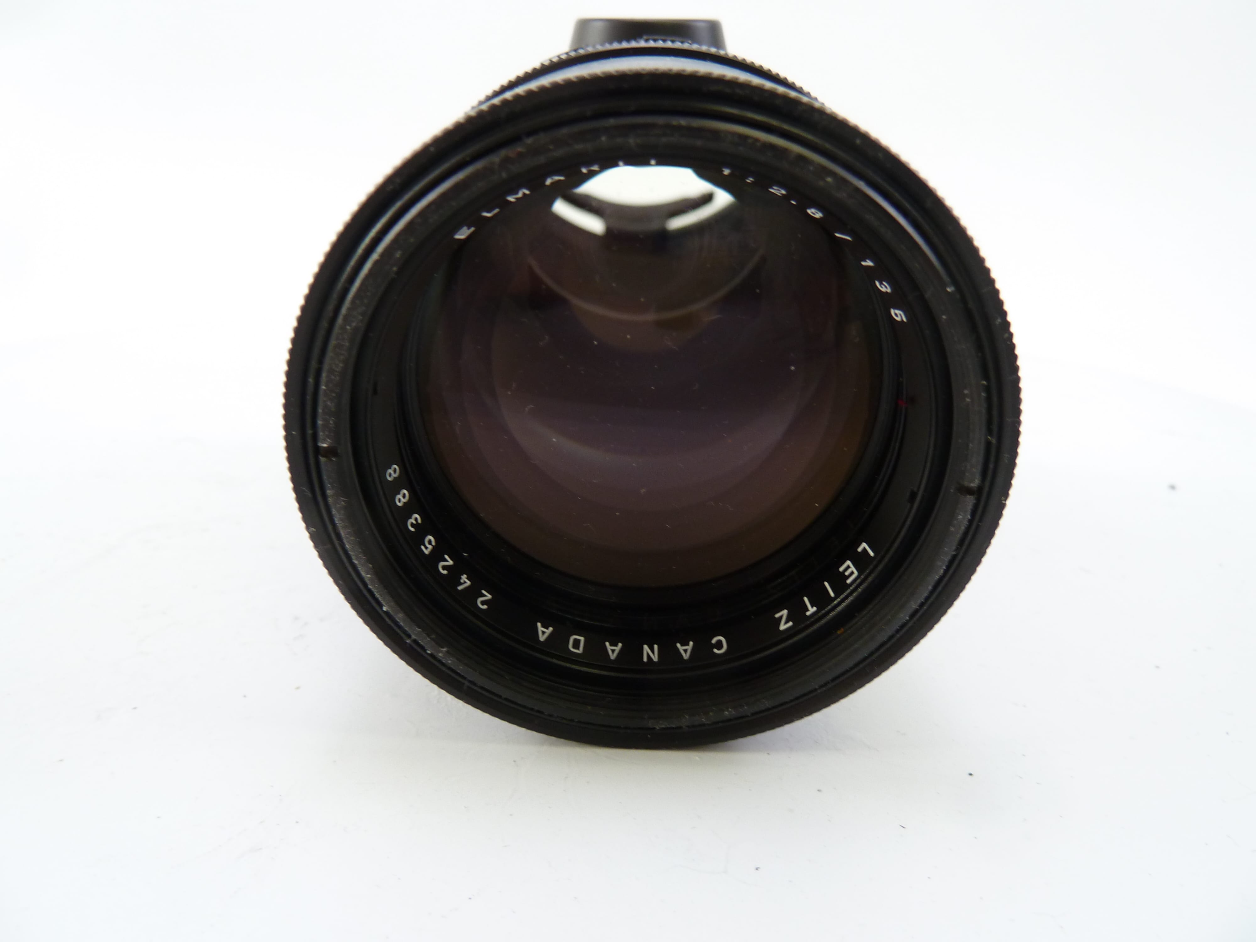 Leica Elmarit Type II Black 135MM f2.8 M Mount w/goggles  made in Canada