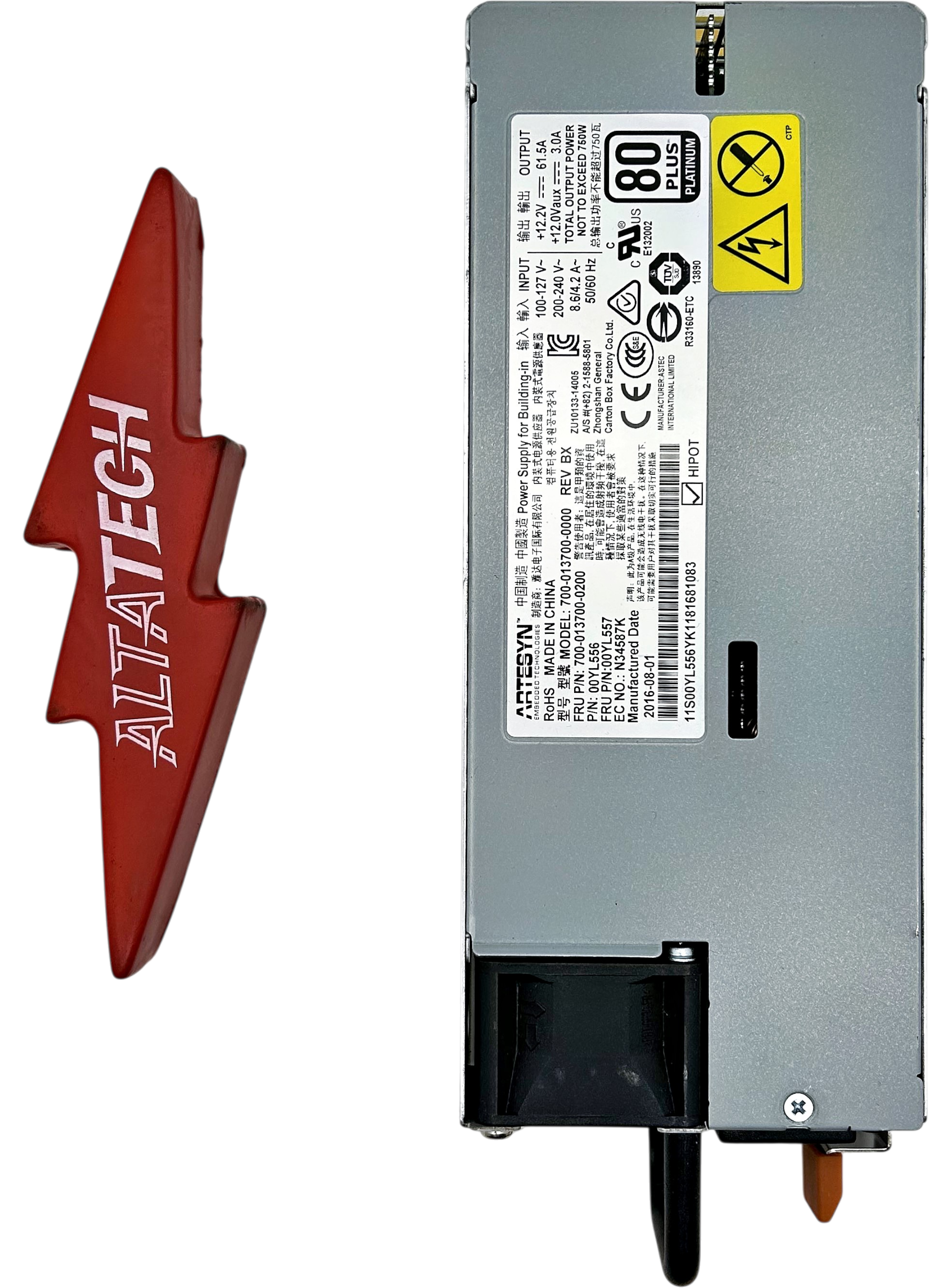Lenovo 00YL557 750W HIGH EFFICIENCY PLATINUM PSU