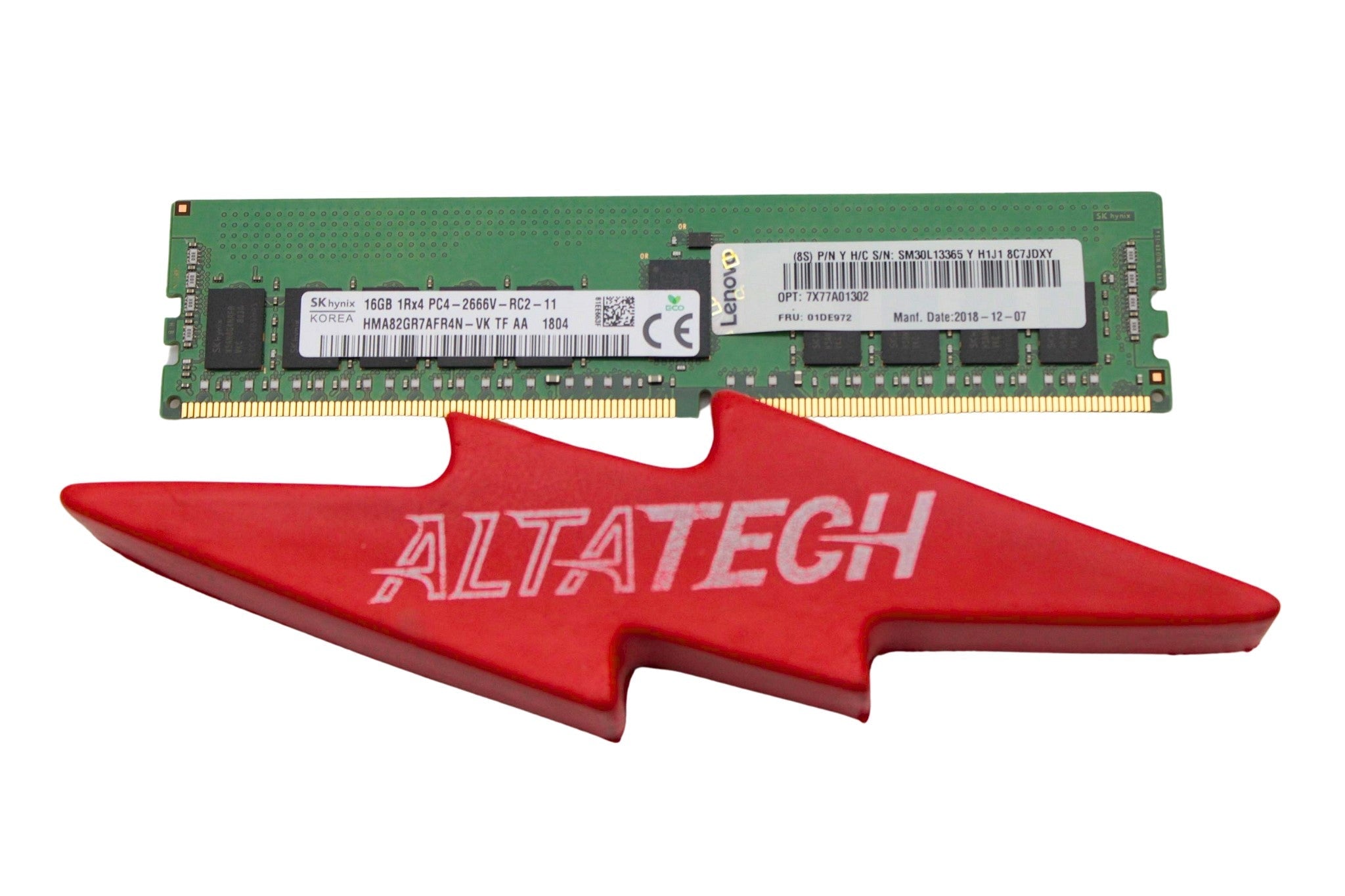 Lenovo 01DE972 16GB PC4-21300V DDR4-2666 1RX4 ECC