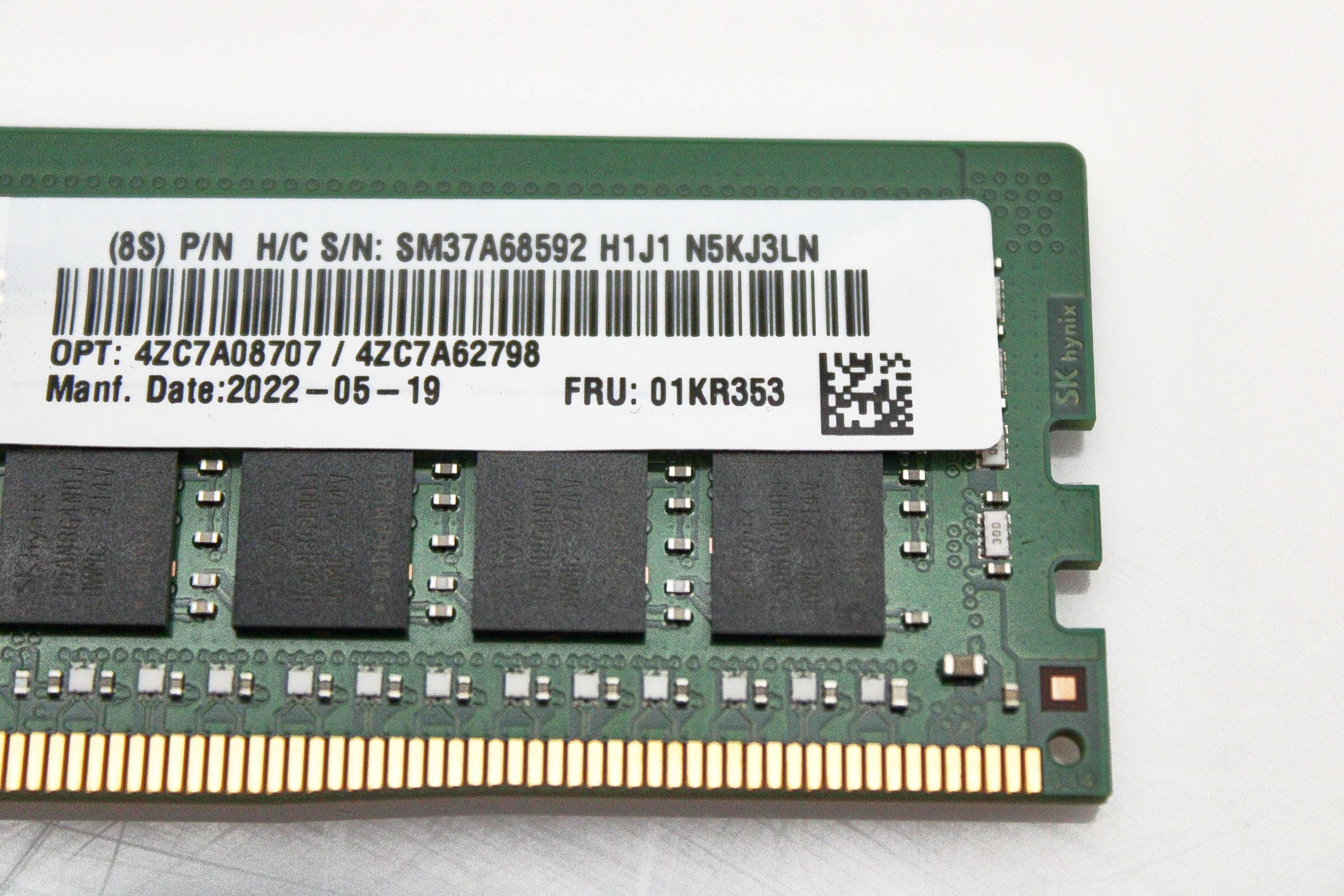 Lenovo 01KR353 16GB PC4-23400V DDR4-2933 1RX4 ECC