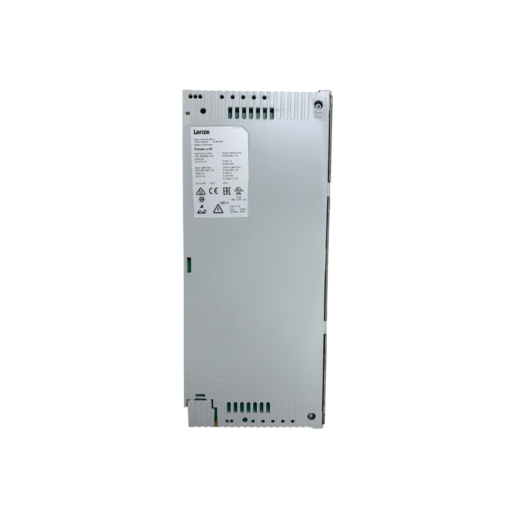 Lenze | i550 Power Unit, 5 HP 3ph 480V IP20 EMC filter | I5DBE240F10V10000S
