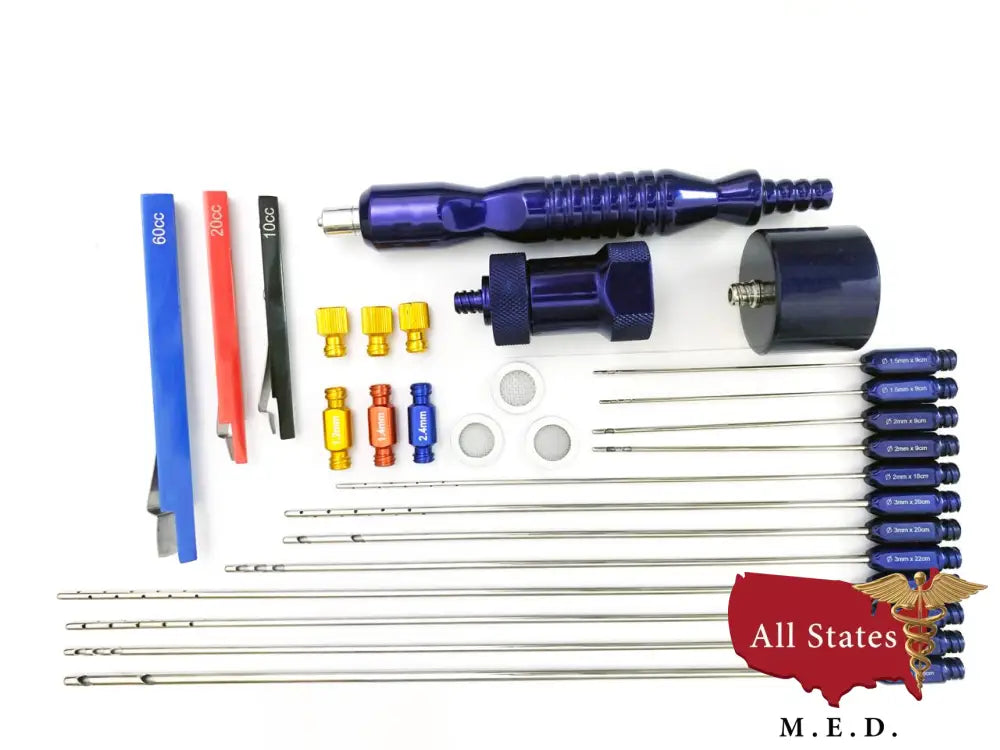 Liposuction set Nano Fat with Cannulas