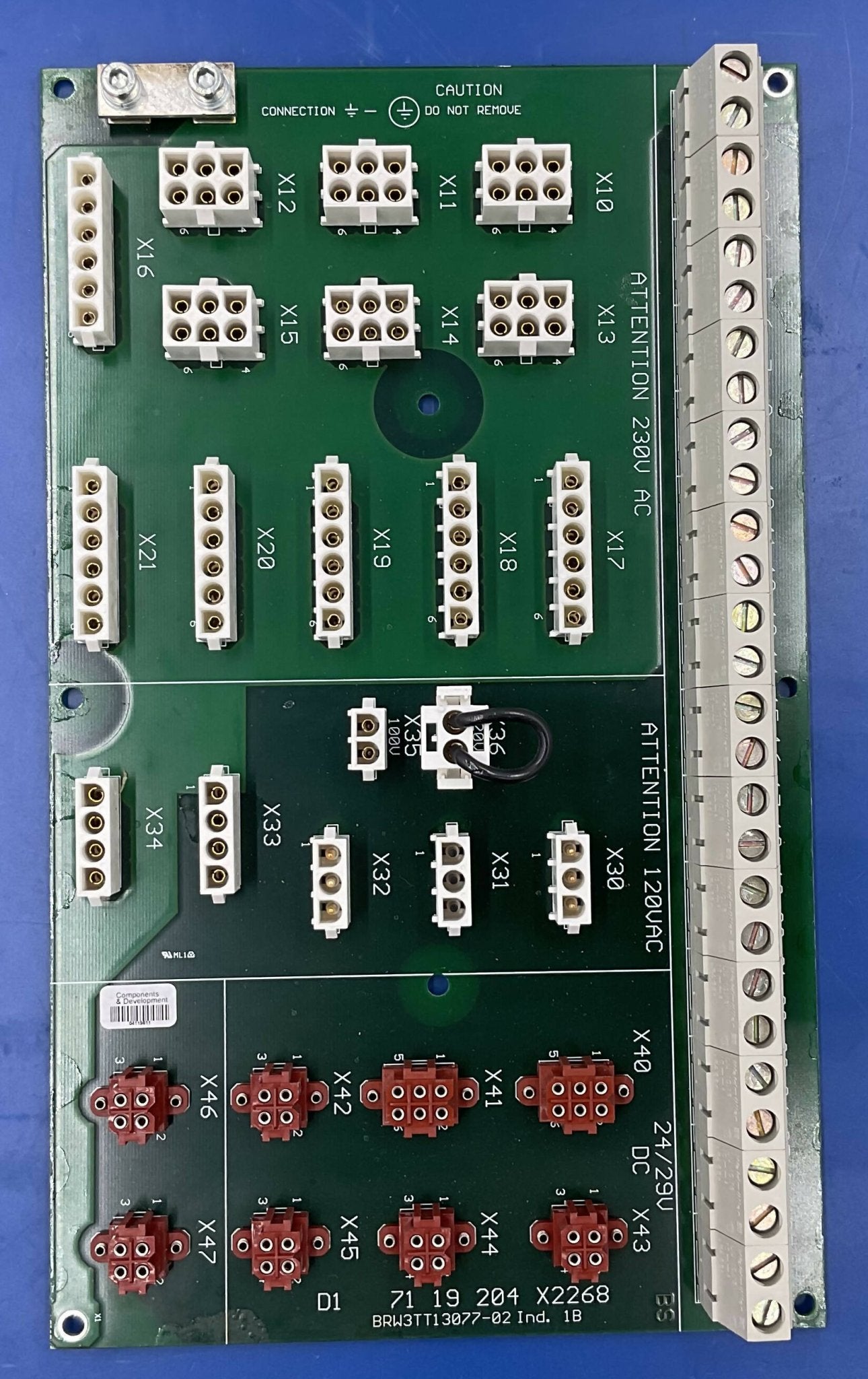 Siemens 7119204 - Main Distributor D1 PCB Power Board Detail | Alo Tech Solutions