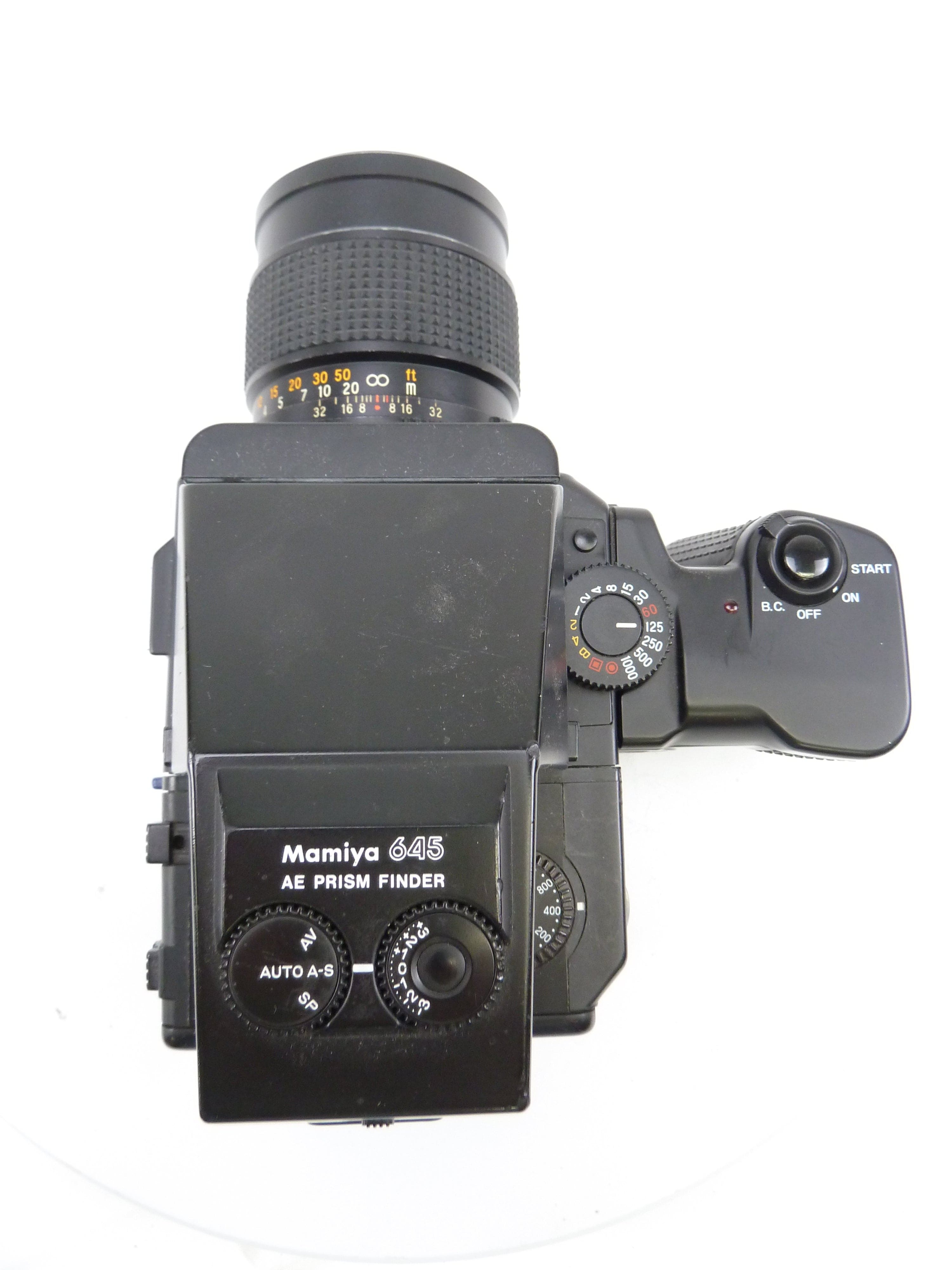 Mamiya 645 Super Kit with Prism Finder, Motor Drive, 120 Back,  & 150MM f3.5 C Lens