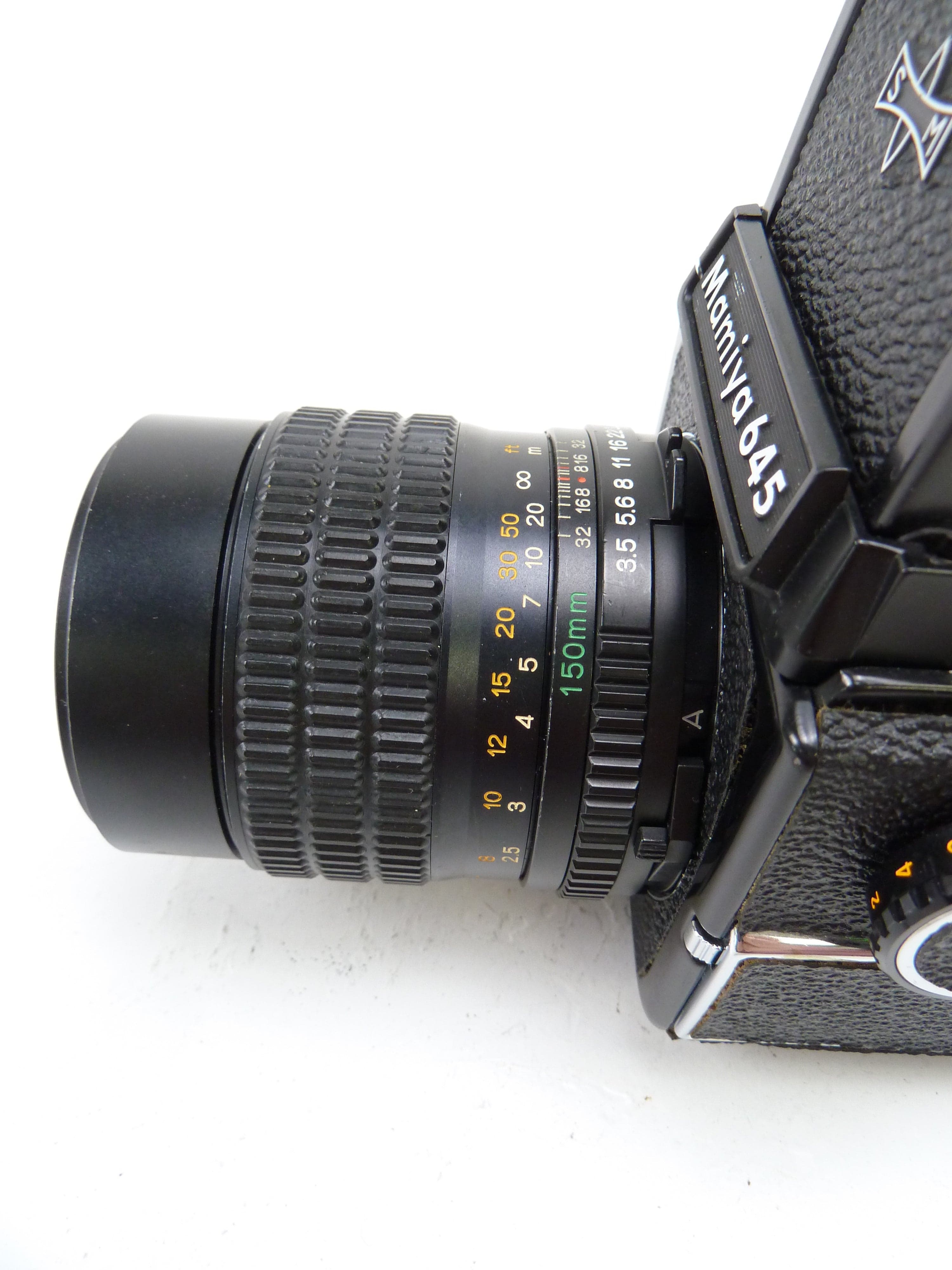 Mamiya M645 Camera Outfit with 150MM F3.5 N Lens and Waist Level Finder
