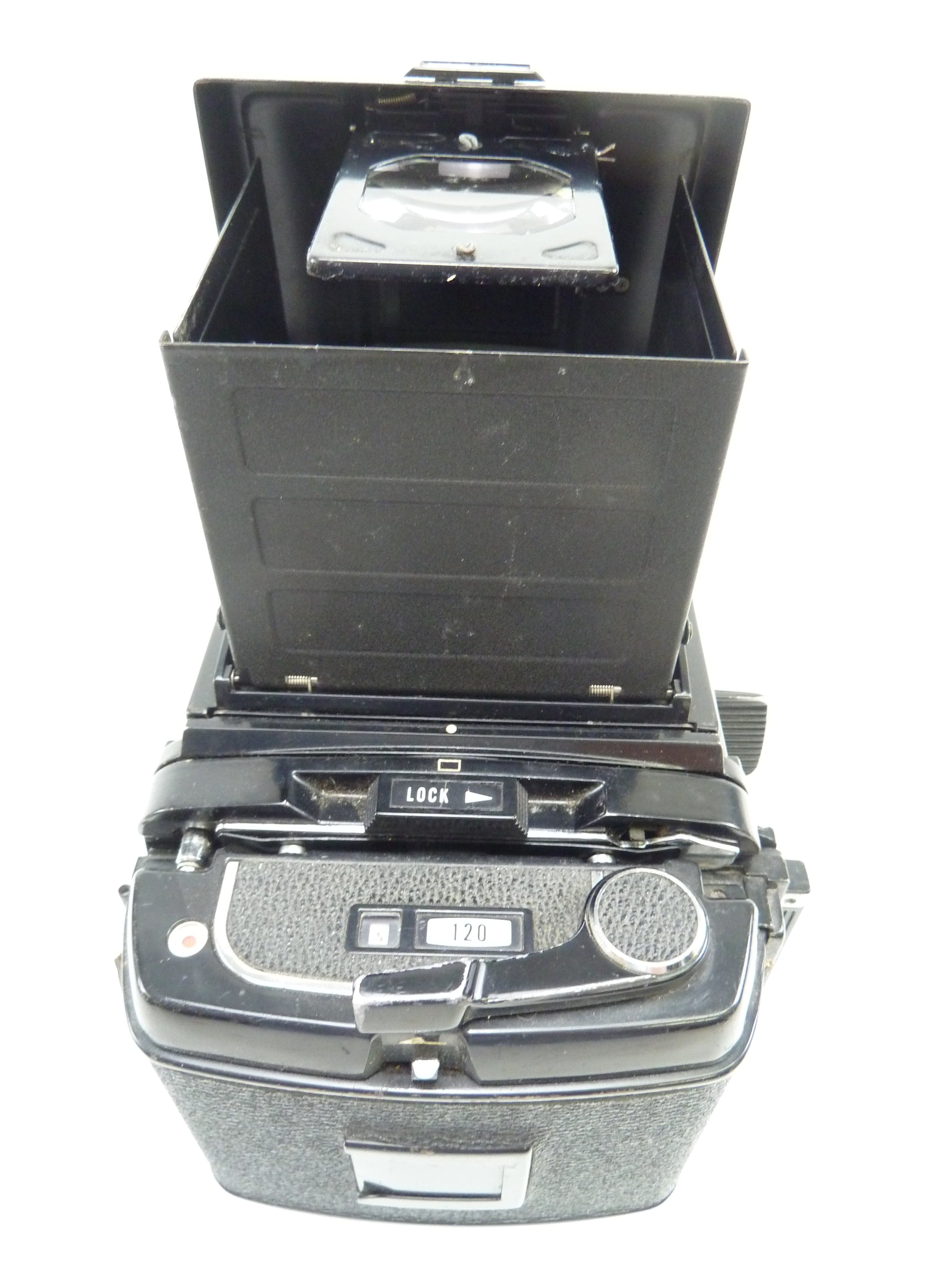Mamiya RB67 Complete Camera Outfit with 127MM f3.8 Lens, 120 Back, and WLF