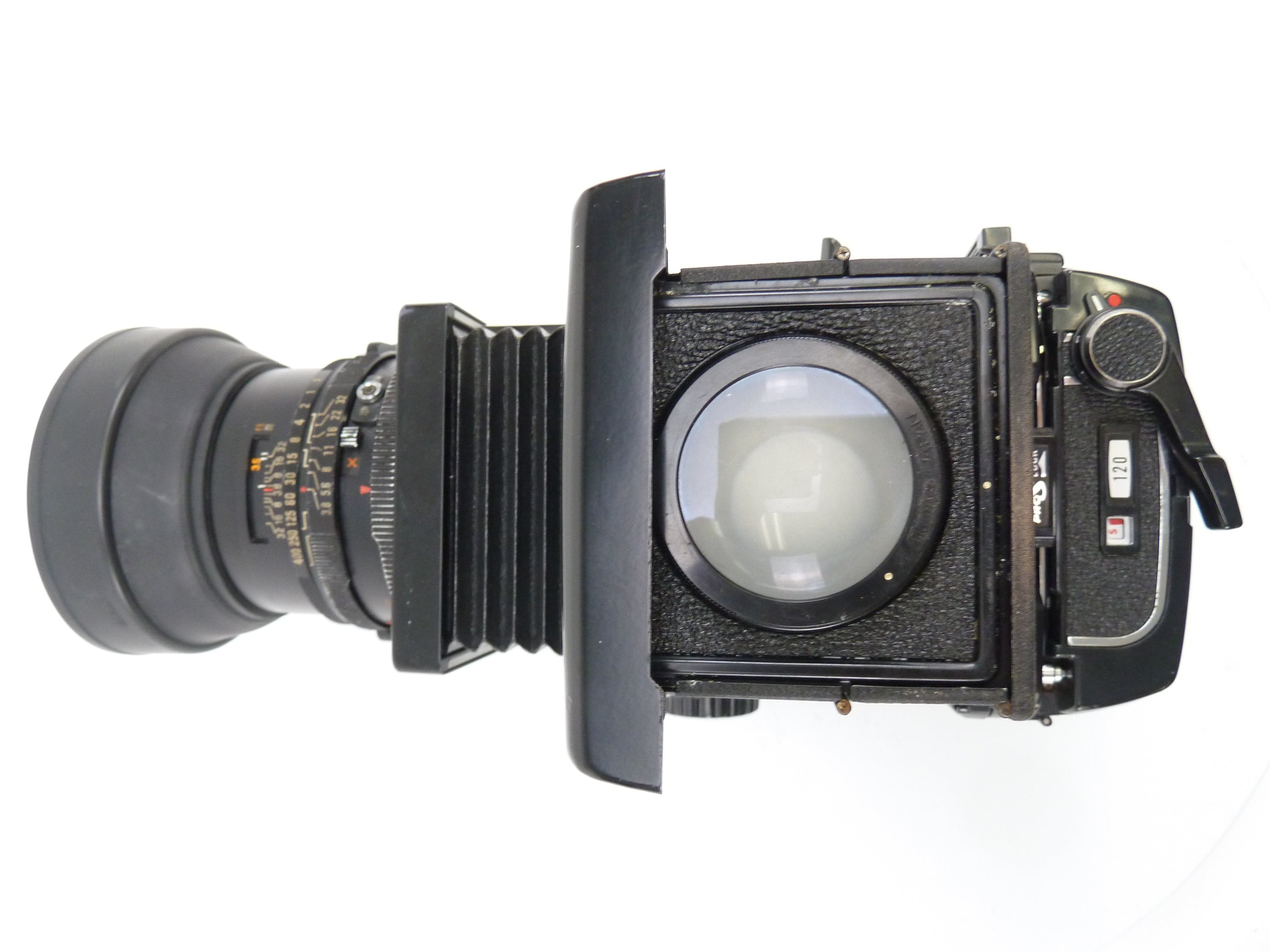 Mamiya RB67 Pro S Complete Kit with 120 Back, 127MM f3.8 C Lens, and WLF