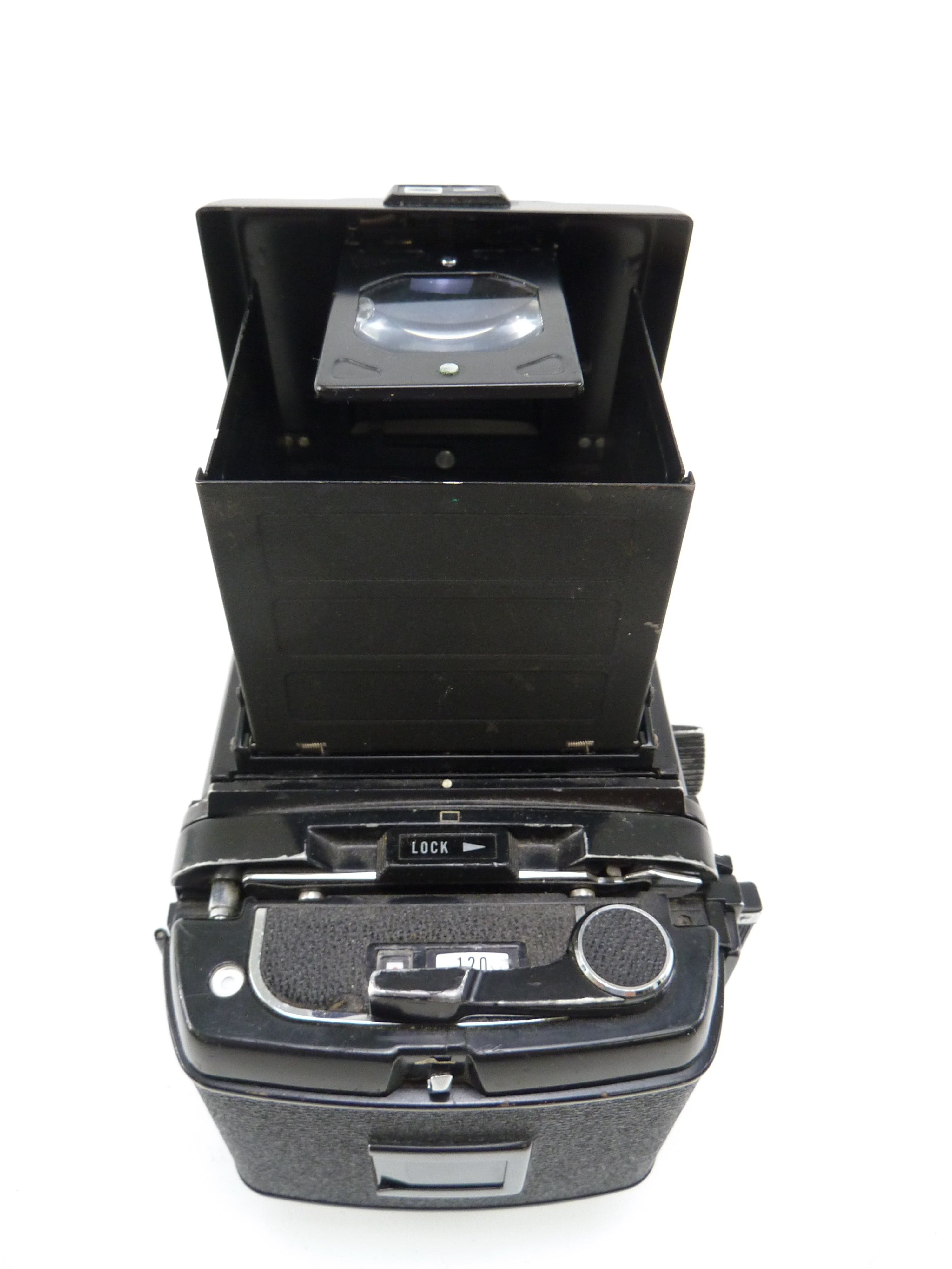 Mamiya RB67 with 127MM f3.8 Lens,  Pro 120 Back, and Waist Level Finder