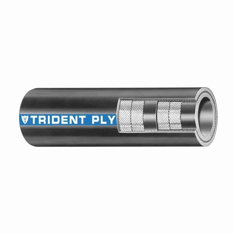 Trident Marine 200-2004 Trident Ply Softwall Exhaust Hose, 2" x 12.5'