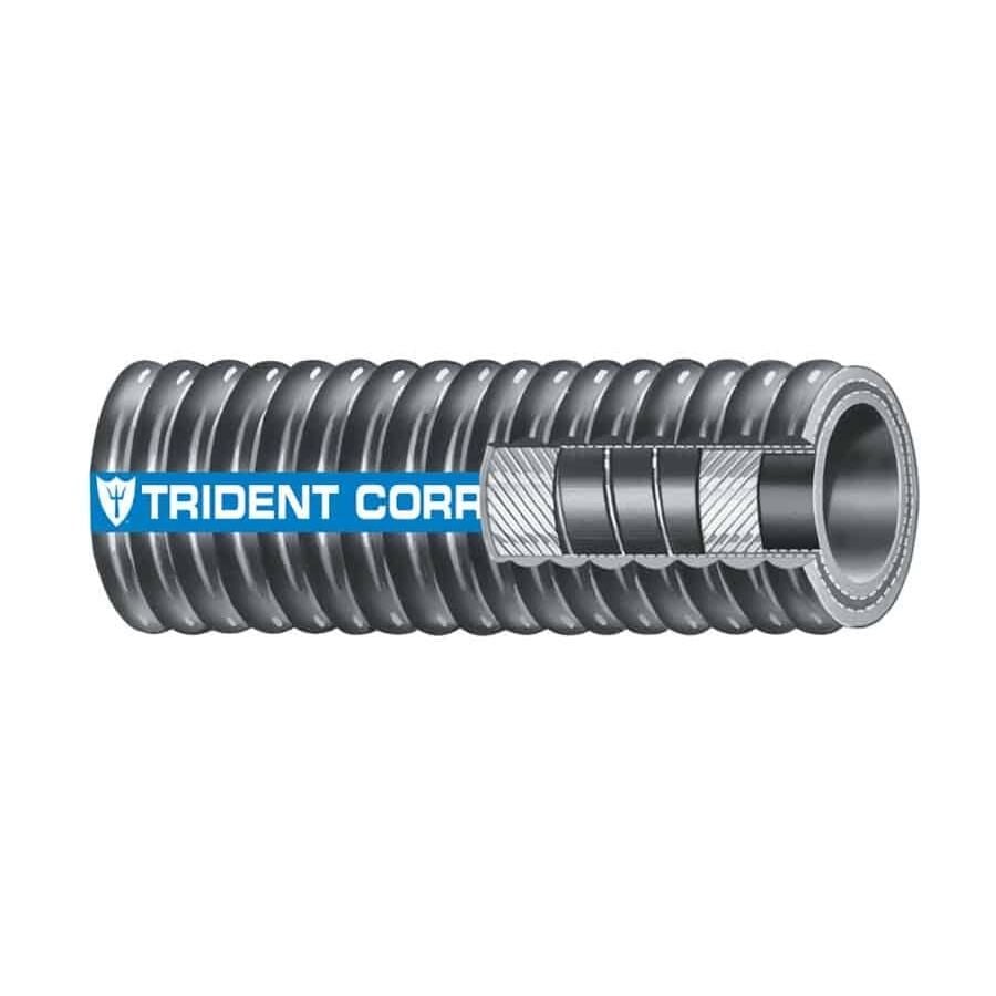 Trident Marine 252-2006 2" x 50' Extra-Flex Corrugated Marine Wet Exhaust Hose