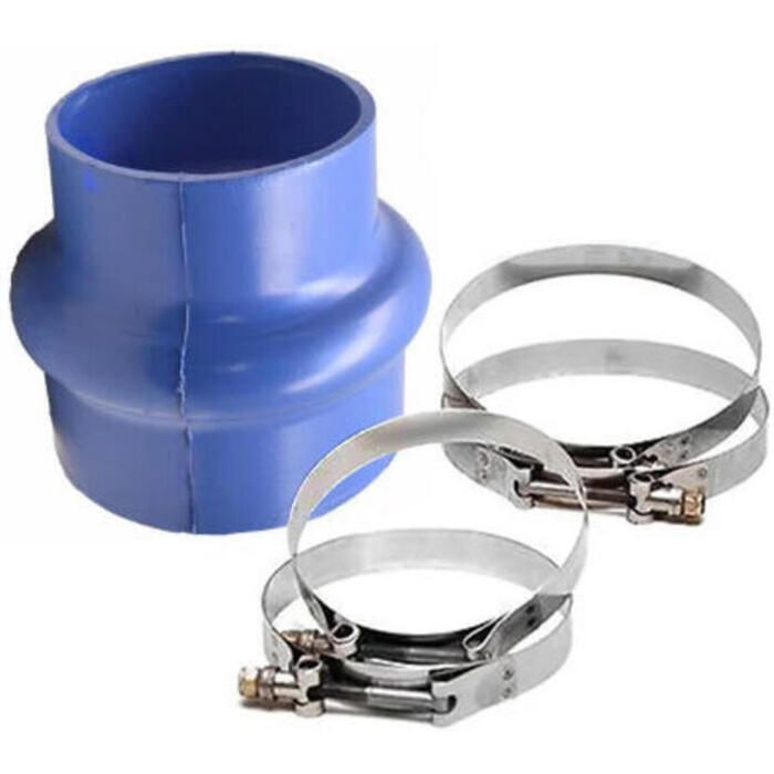 Trident 270V6050-S/S Silicone Bellow Hose, Wet Exhaust Reducing Hump, 6" x 5" with T-Bolt Clamps