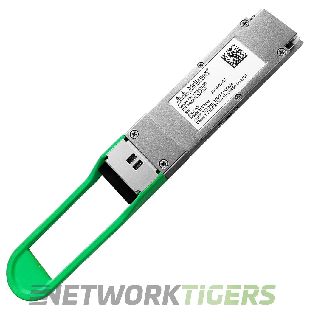 NEW Nvidia Mellanox MMA1L30-CM 100GB 1310nm SMF 2km DOM QSFP28 Transceiver