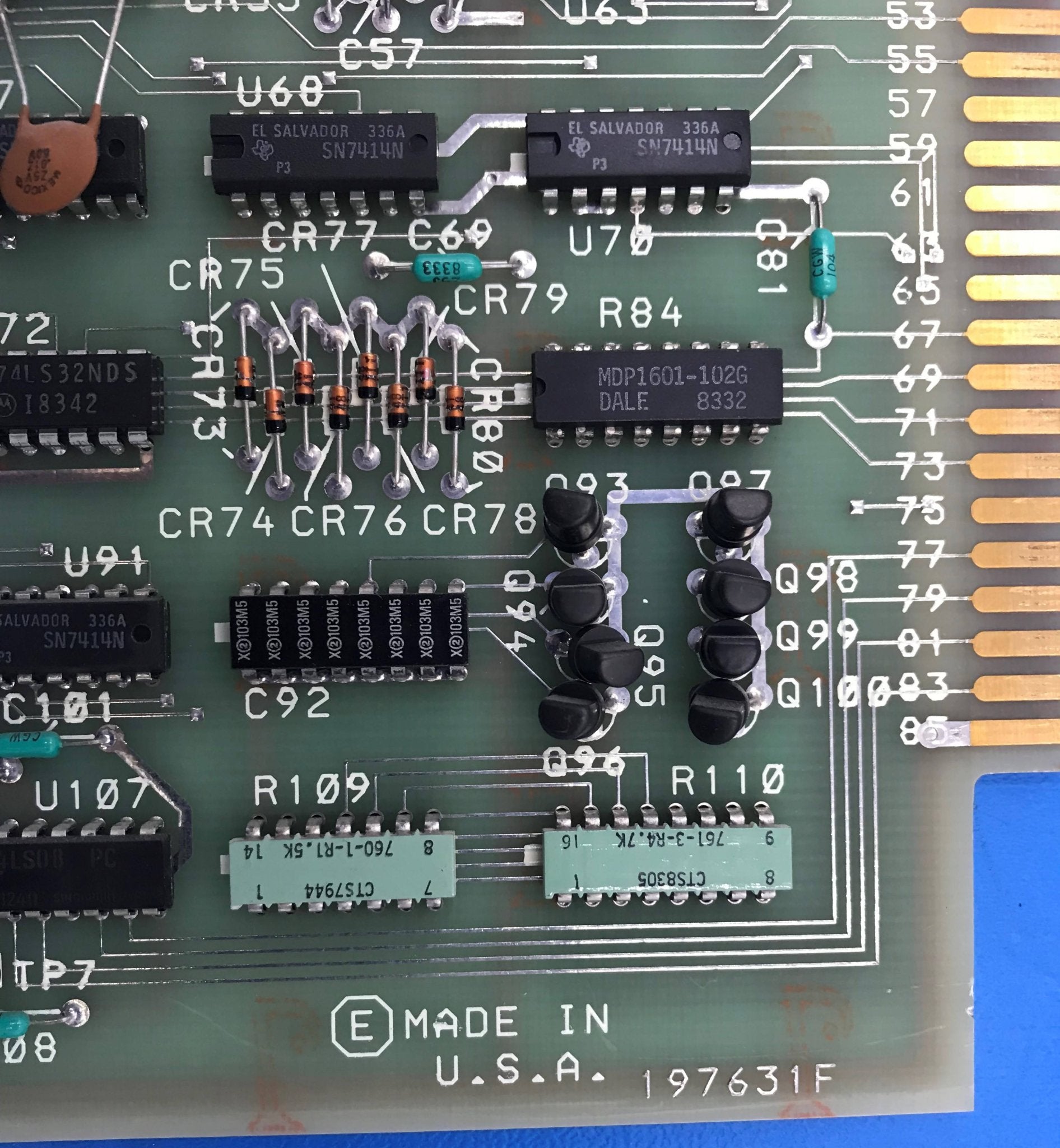 Minispot Controller PCB (46-197630 G1 A GE Advantx