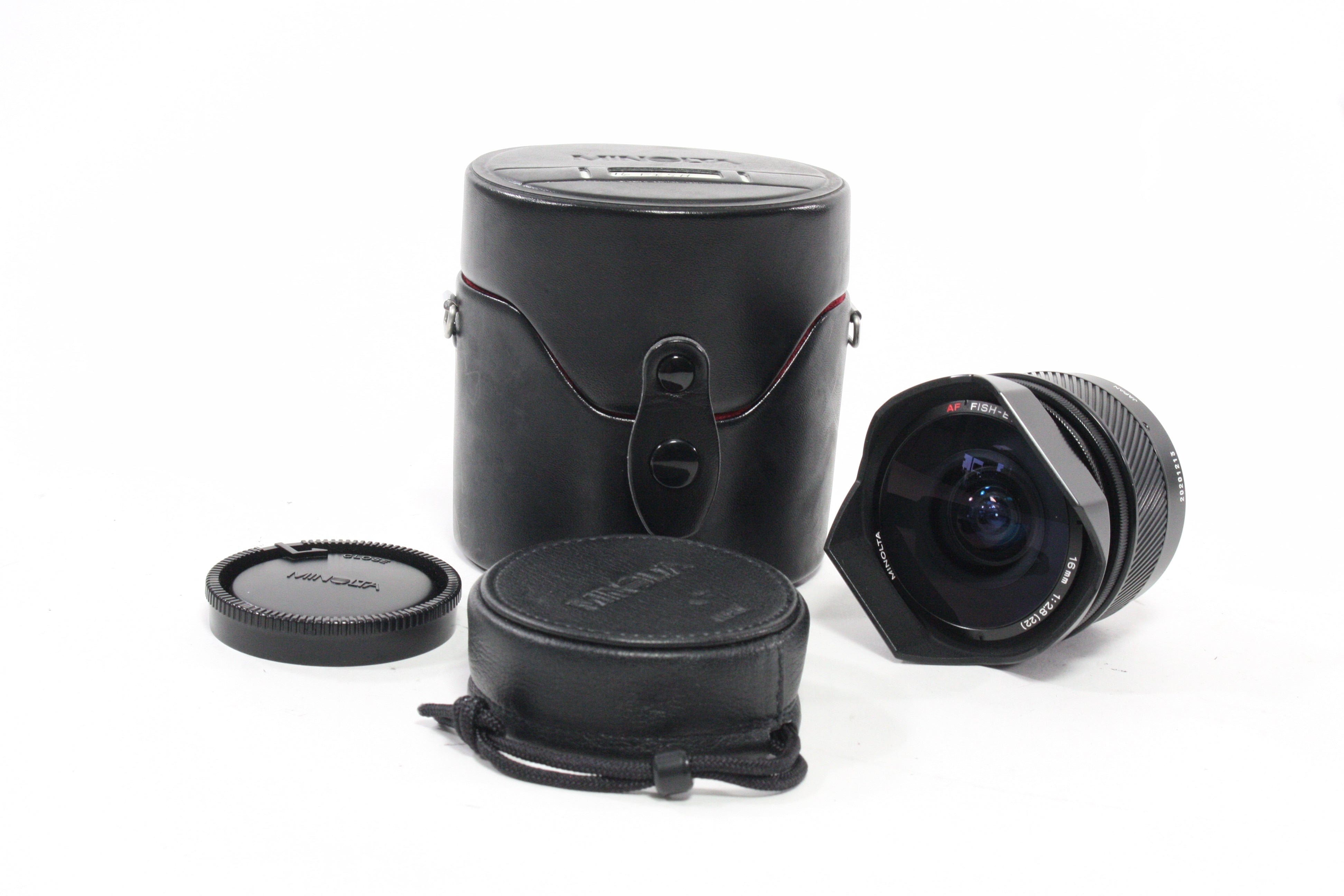 Minolta 16mm f/2.8 AF Fish-Eye Lens for A Mount