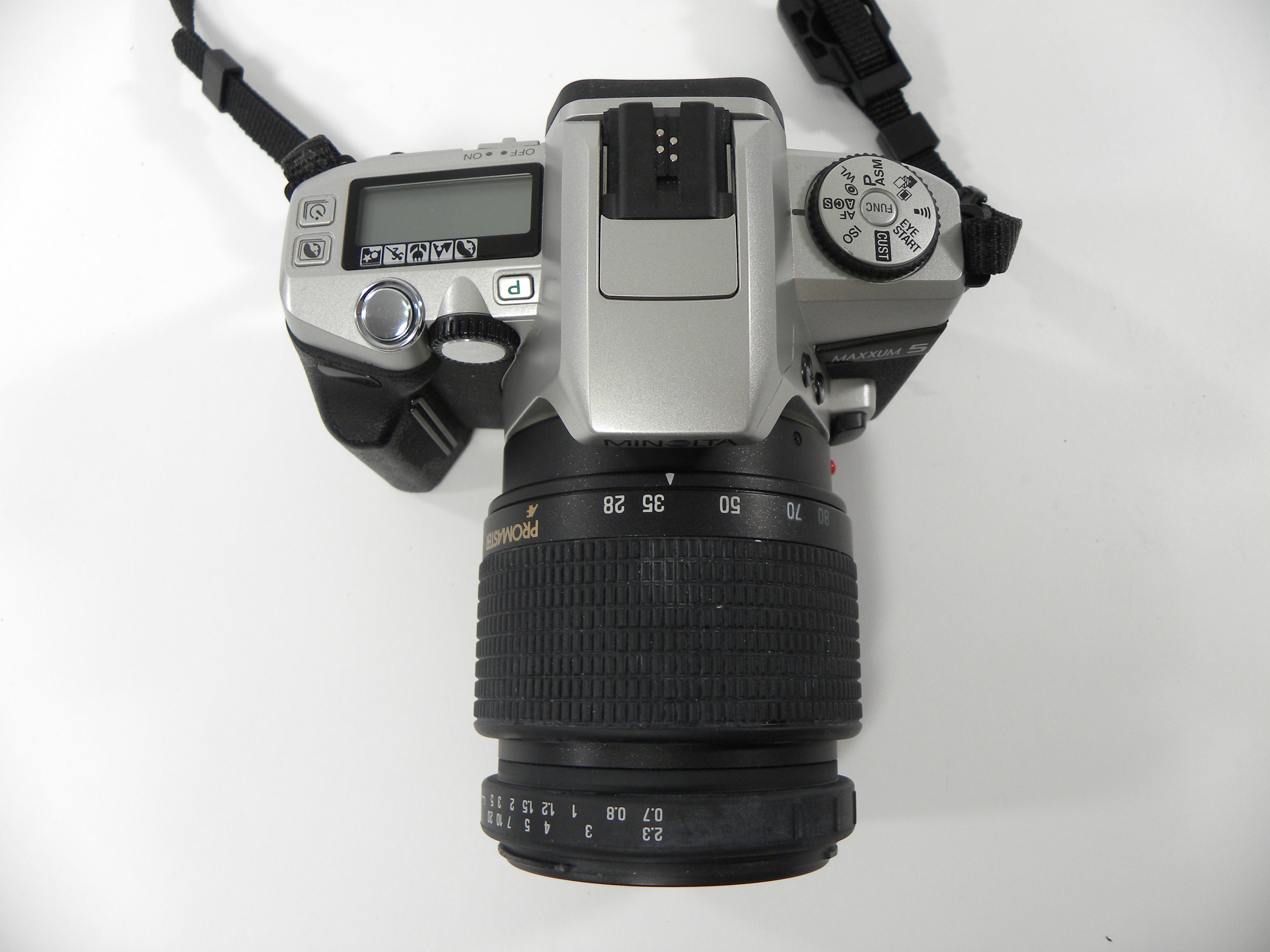 Minolta Maxxum 5 35mm SLR w/Promaster AF 28-80mm f3.5-5.6
