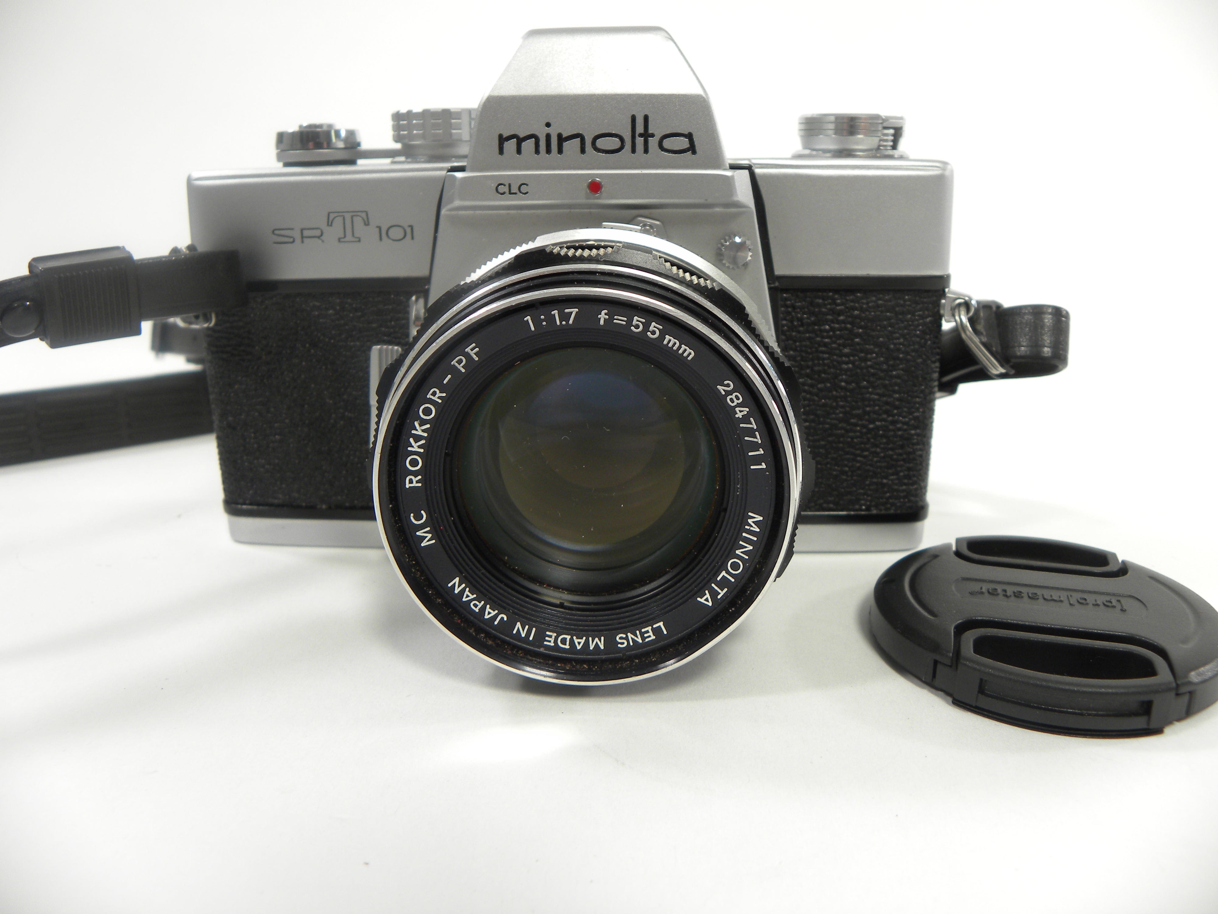 Minolta SRT101 35mm SLR w/MC Rokkor-PF 55mm f1.7