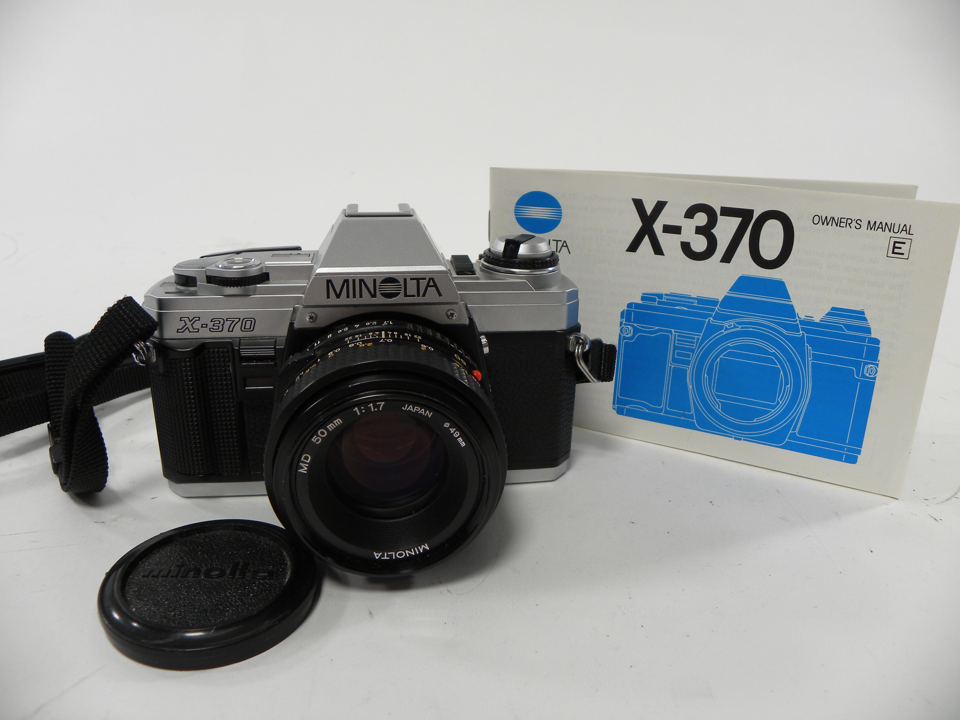Minolta X-370 35mm SLR w/MD 50mm f1.7
