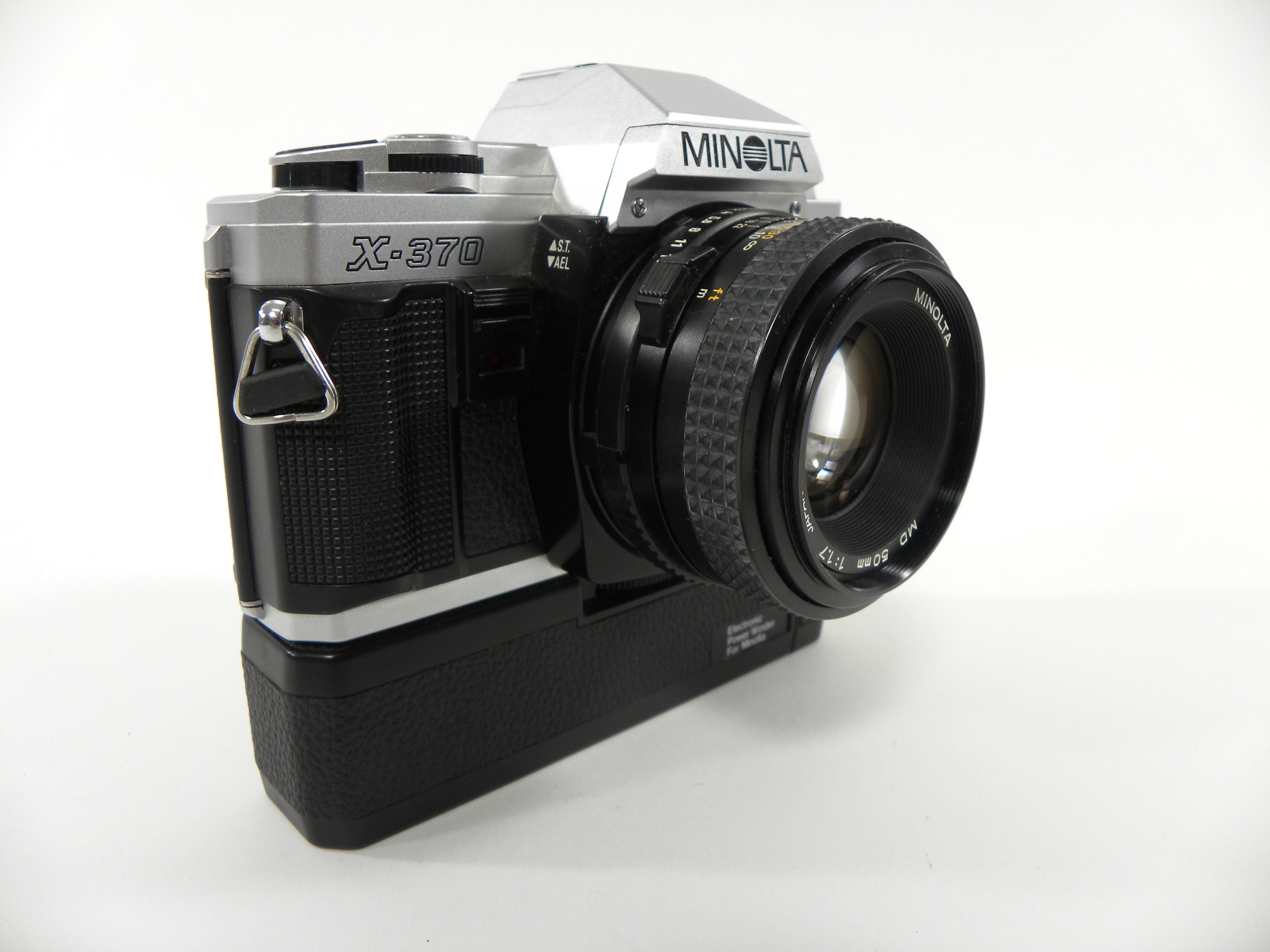 Minolta X-370 35mm SLR w/MD 50mm f1.7