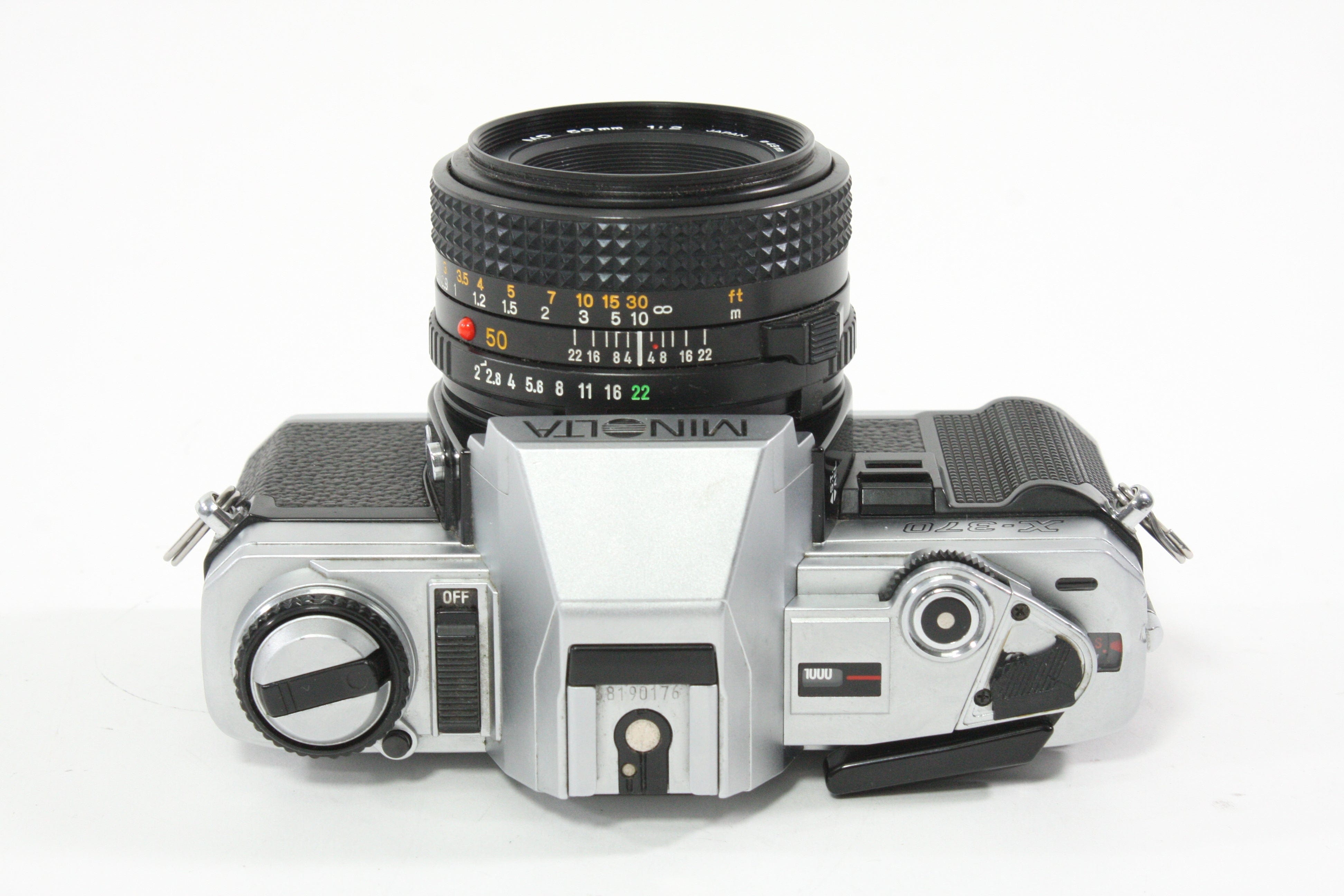 Minolta X-370 w/50mm F2 Lens