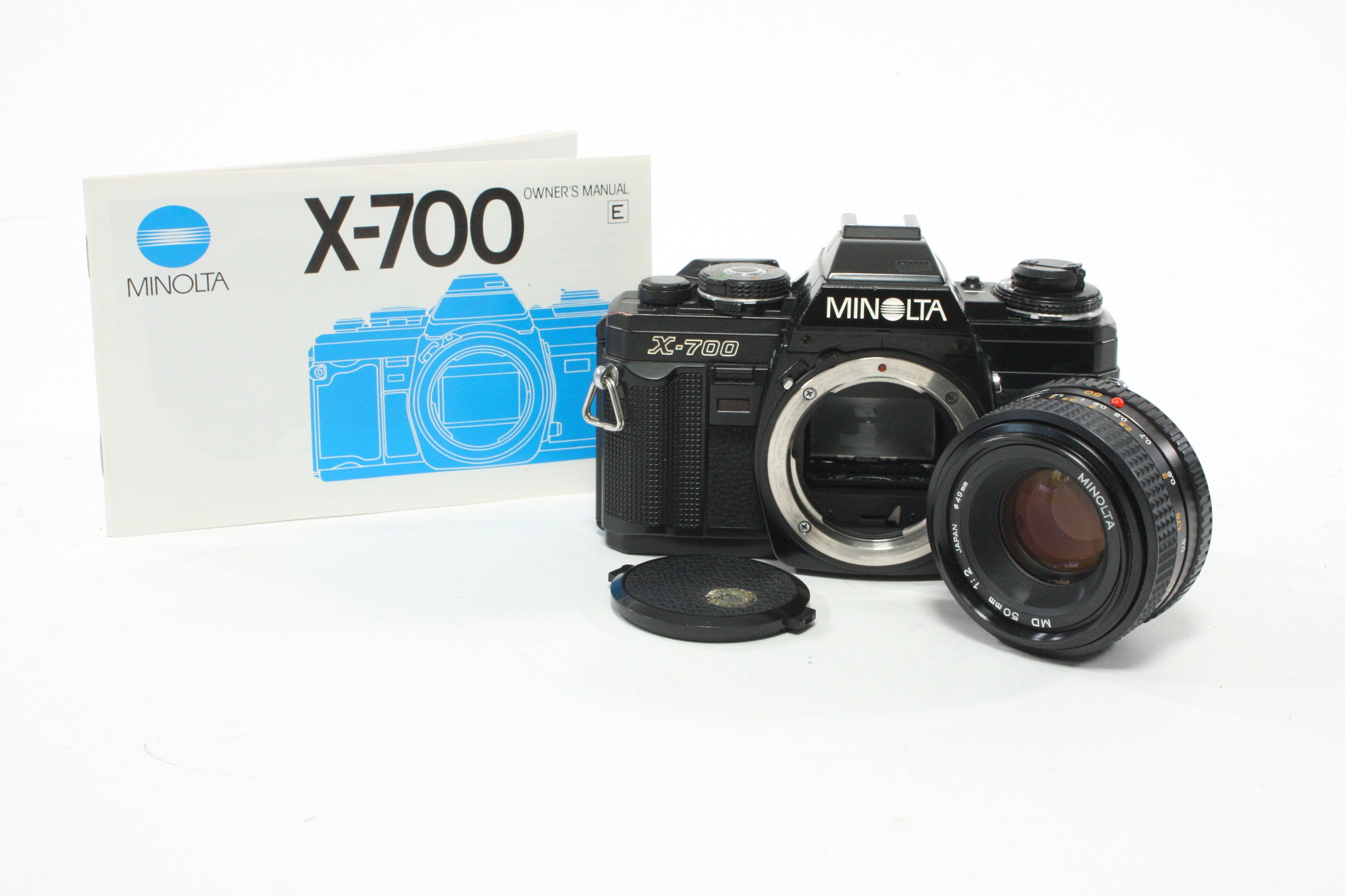 Minolta X700 35mm SLR Camera with a 50mm f/2.0 Lens