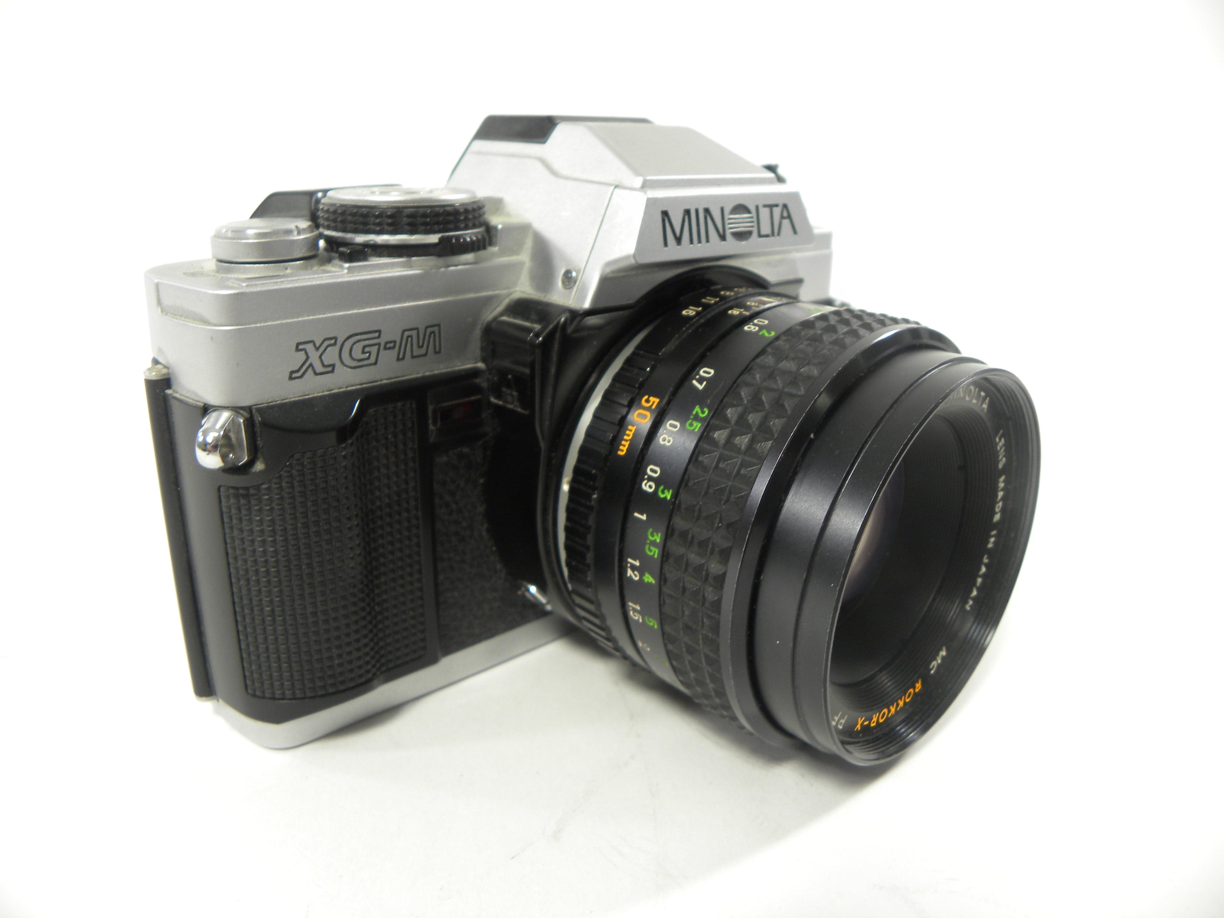 Minolta XG-M 35mm SLR w/MC Rokkor-X PF 50mm f1.7