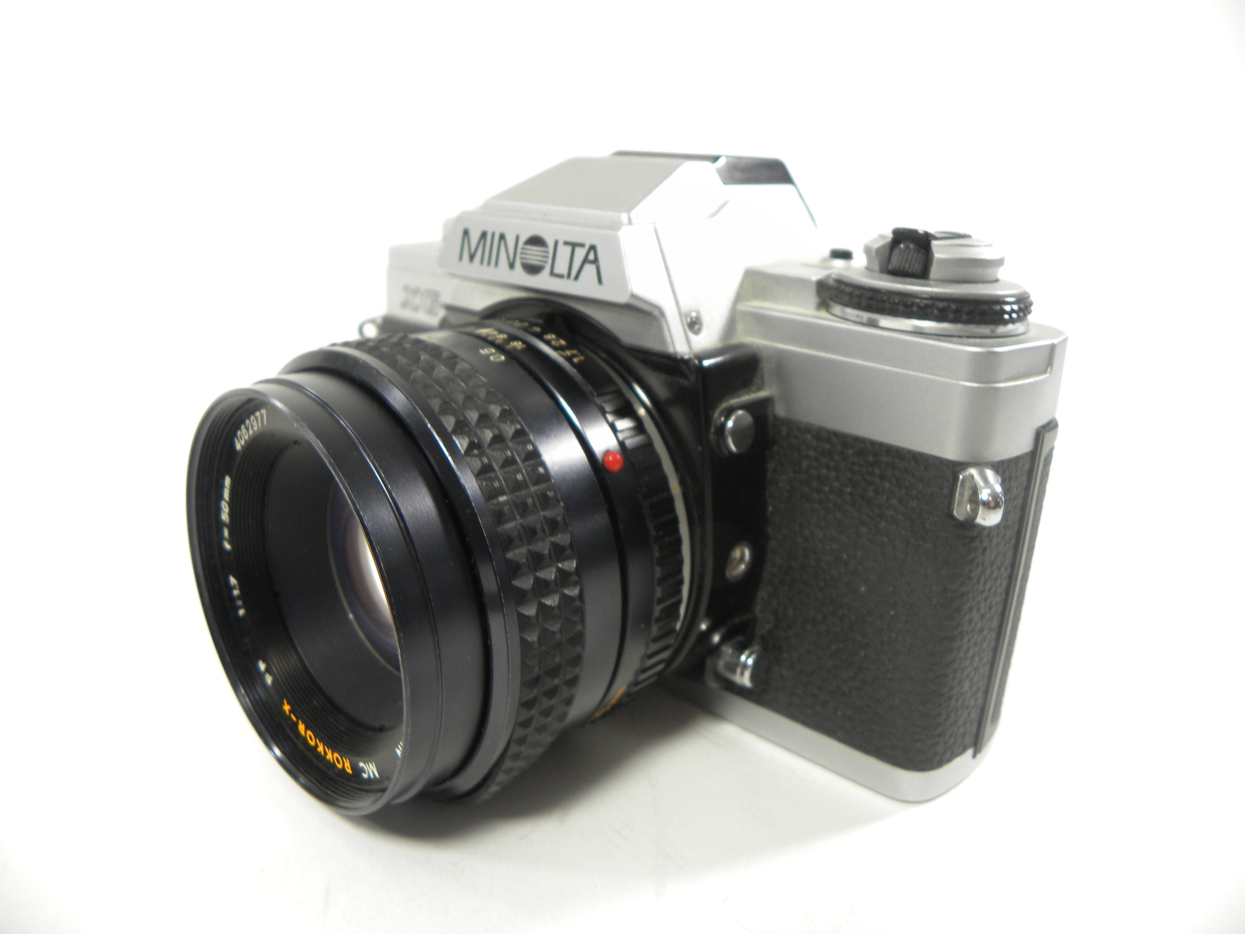 Minolta XG-M 35mm SLR w/MC Rokkor-X PF 50mm f1.7