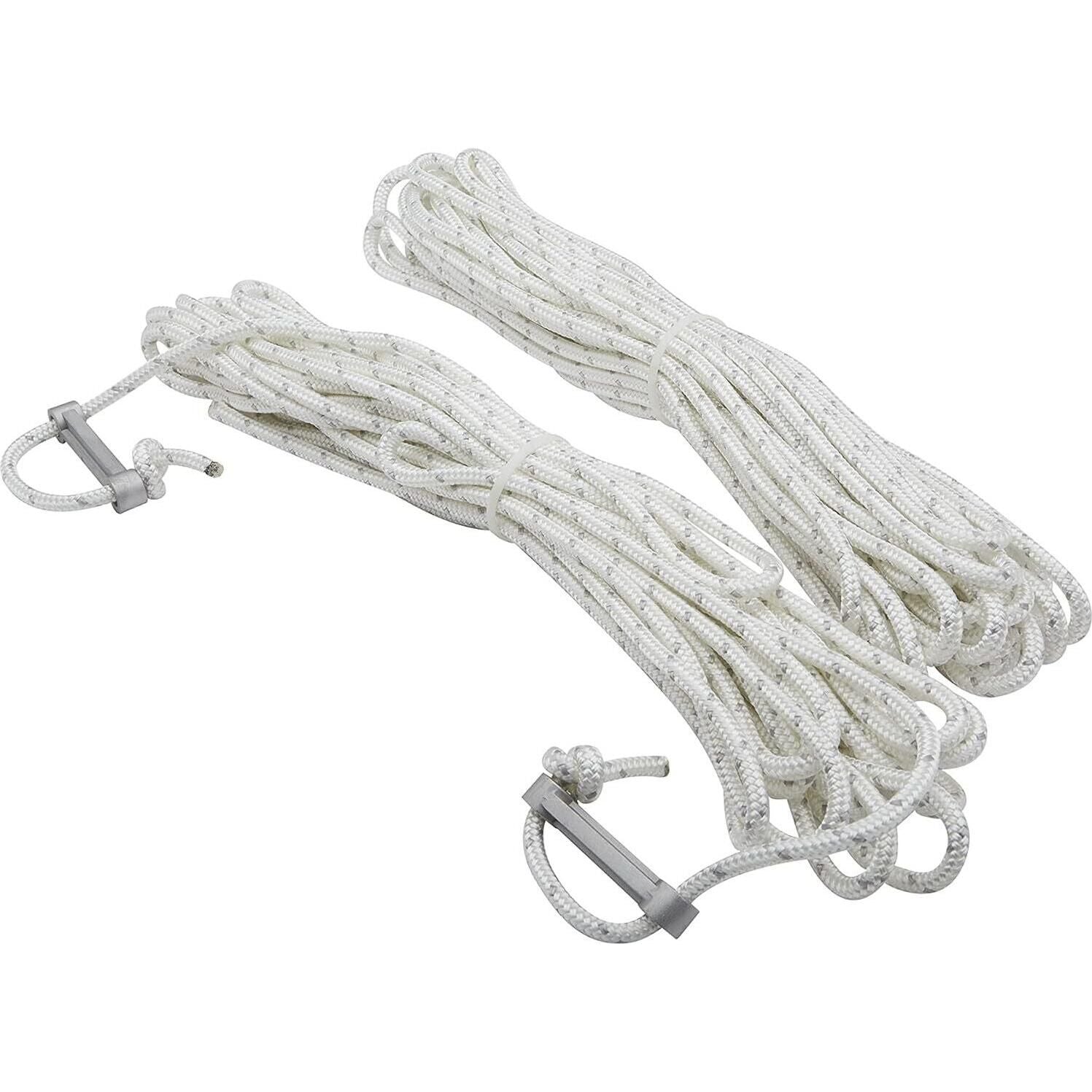 Seachoice DE3126S 79733 Mooring Whip 1 Pair Black, 12'