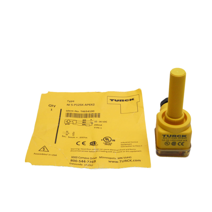 TURCK NI5-P12SK-AP6X2 T4654100 10-30VDC NSNP