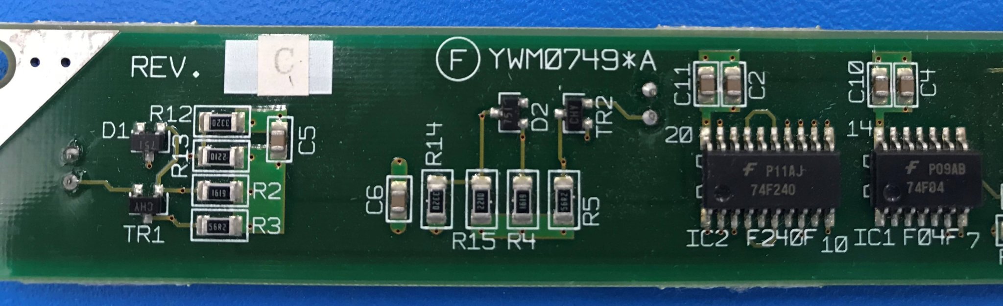 MUDAT LPBM Board ( PX74-96256-1/YWM0749*A Rev C Toshiba CT