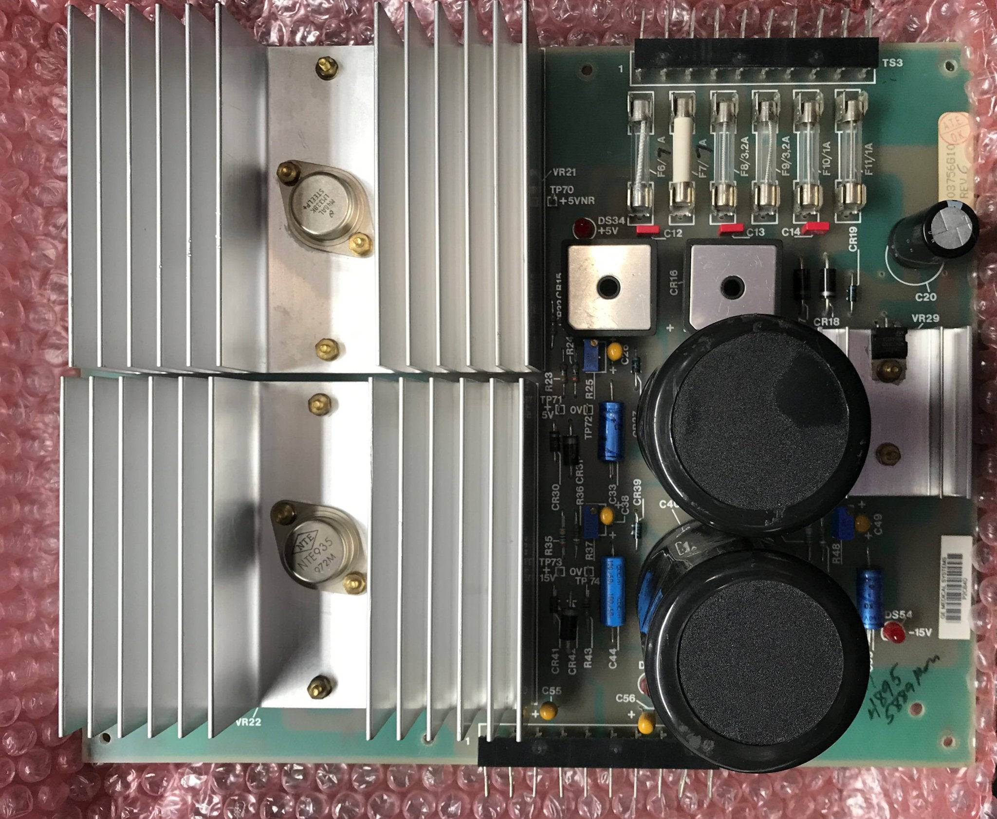 MVP80 Power Supply Board (03756G10 REV 6 GE