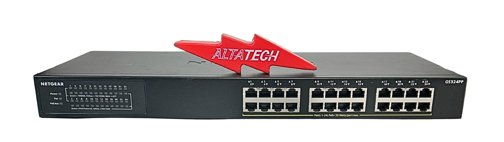 NETGEAR GS324PP NetGear GS324PP 24-port PoE Gigabit Unmanaged Ethernet