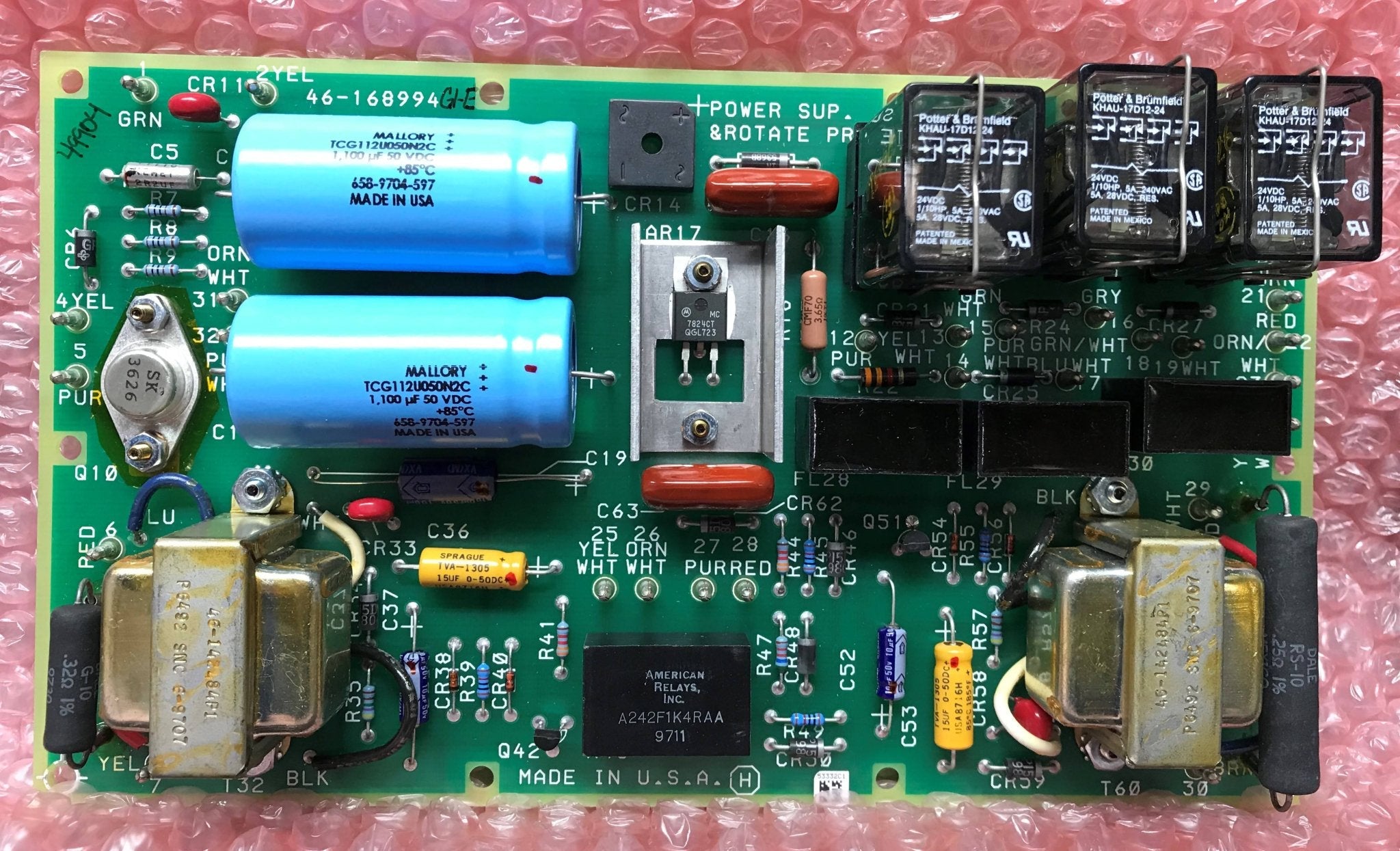 NEW Power Supply & Rotate Prot (46-168994 G1-E GE
