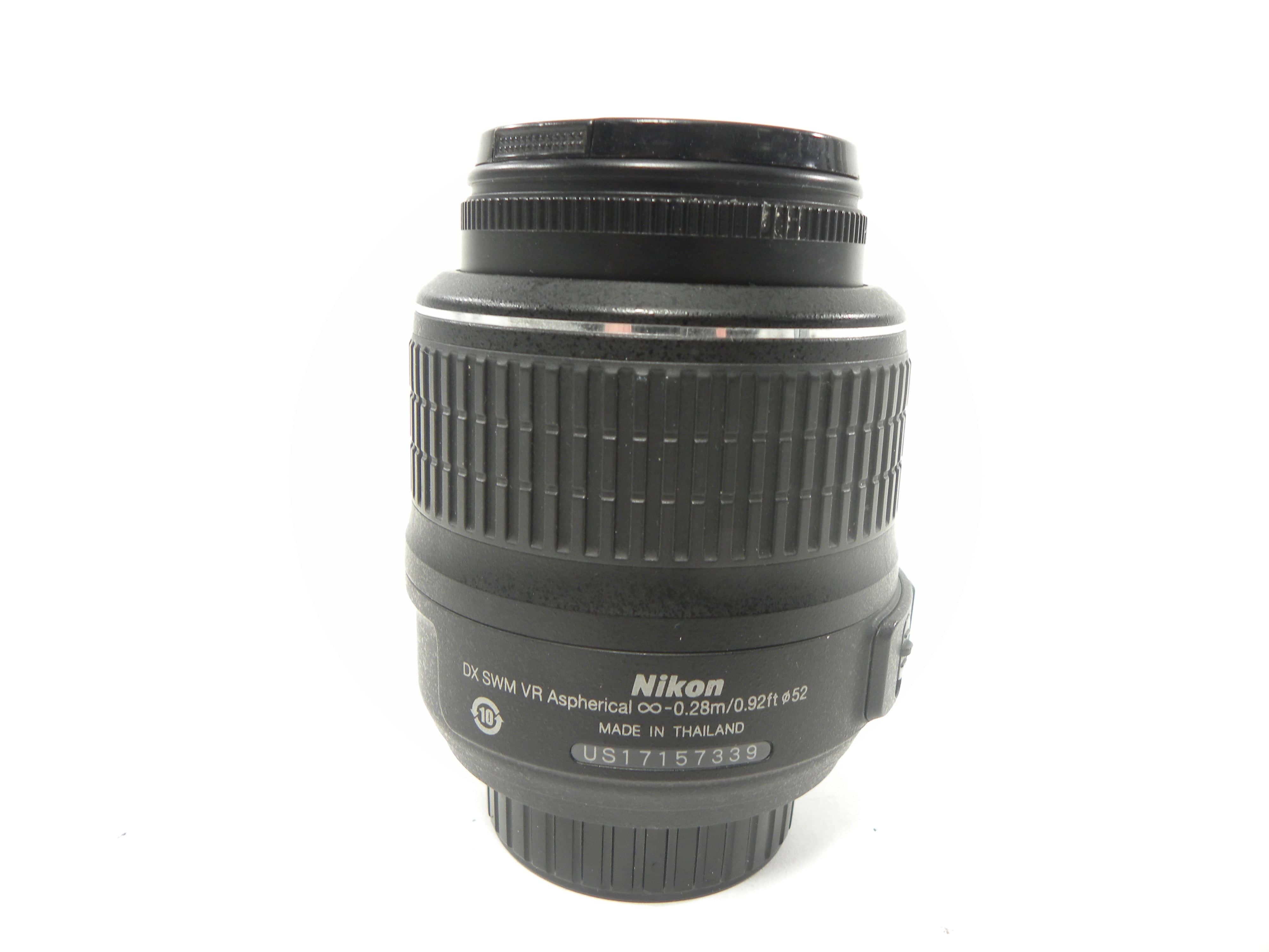 Nikon AF-S Nikkor DX VR 18-55mm f3.5-5.6G