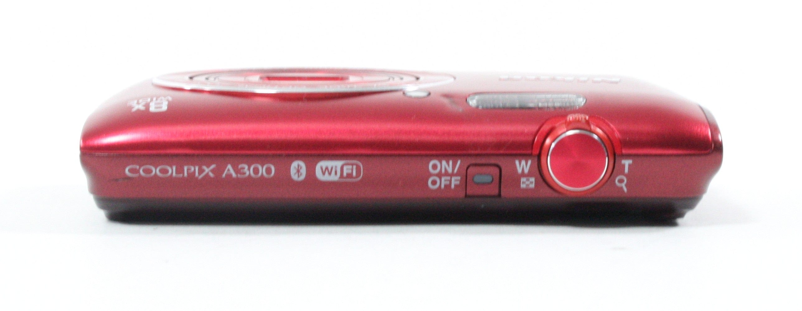 Nikon Coolpix A300 Digital Camera (Red) 8x Zoom 20.1mp