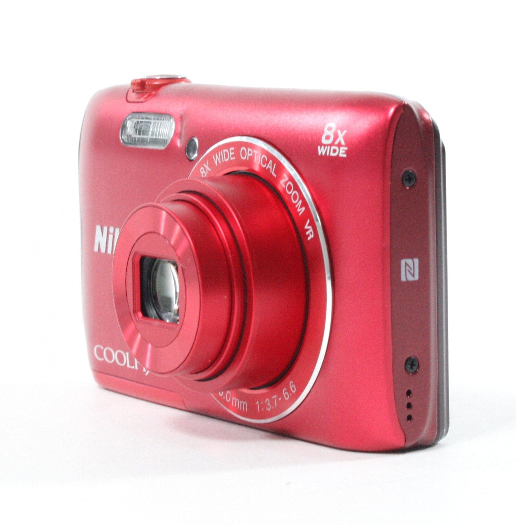 Nikon Coolpix A300 Digital Camera (Red) 8x Zoom 20.1mp