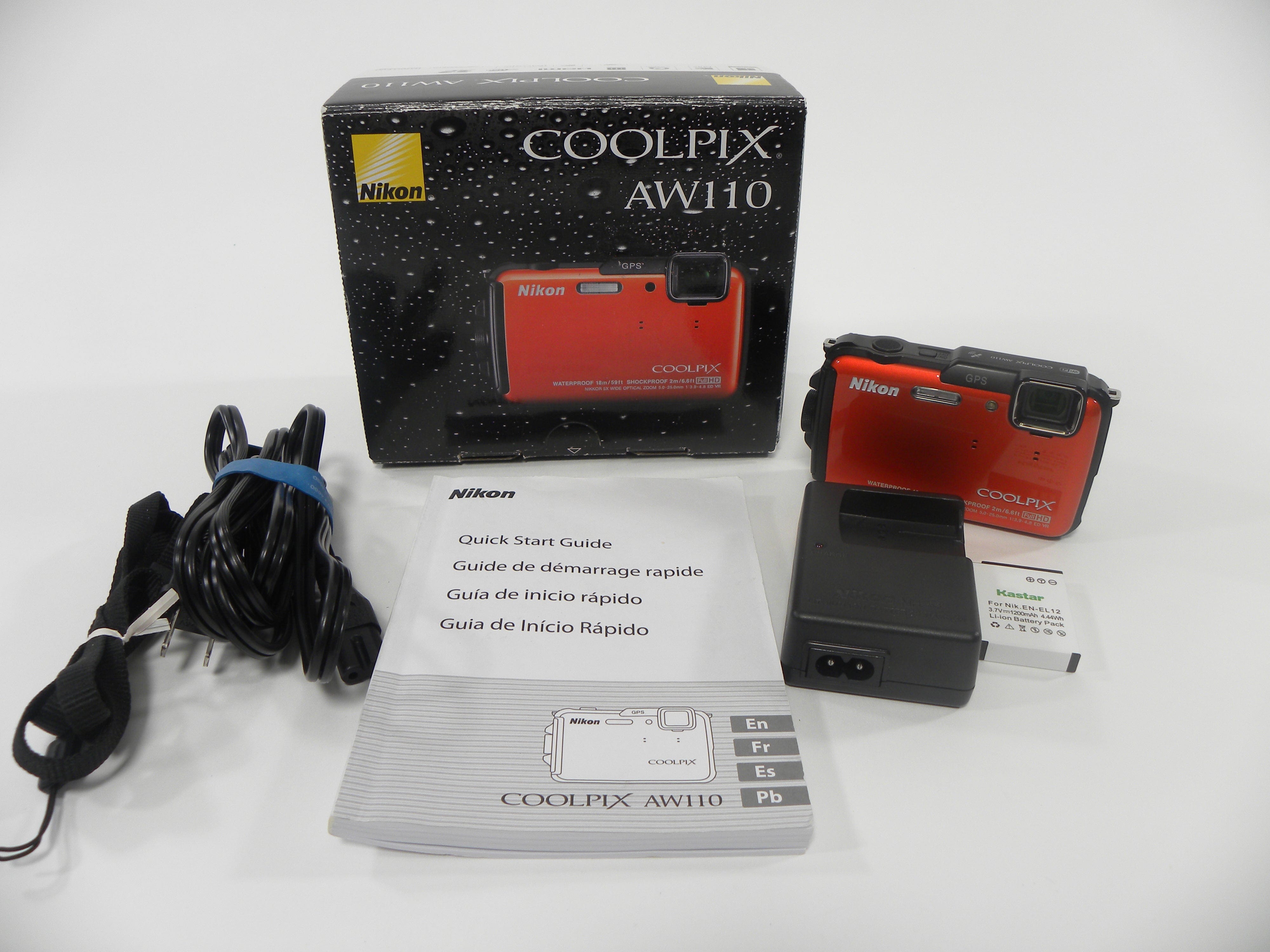 Nikon Coolpix AW110 16.0mp Digital Waterproof camera