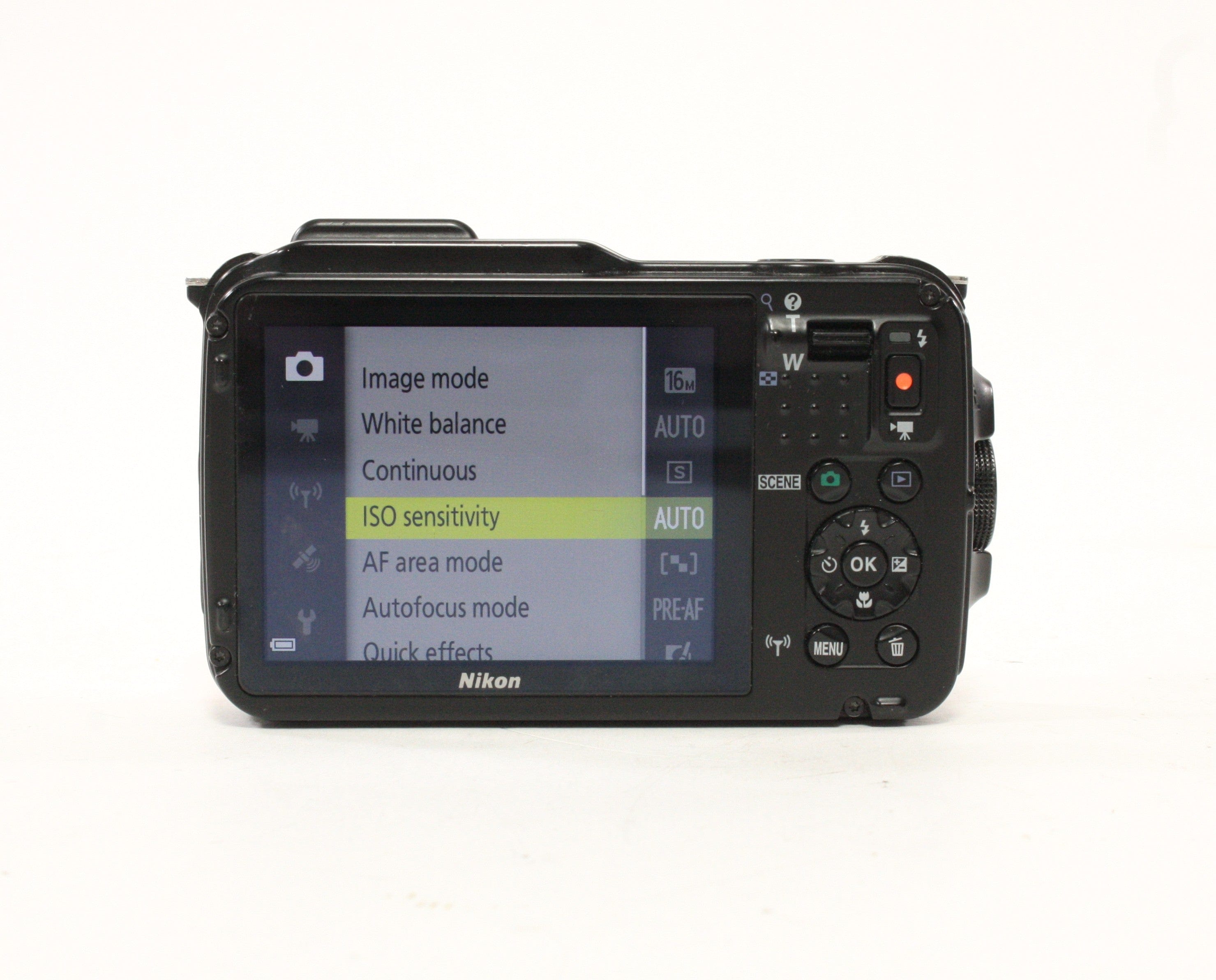 Nikon Coolpix AW120 Waterproof Digital Camera 5x Zoom 16.0p (Orange)